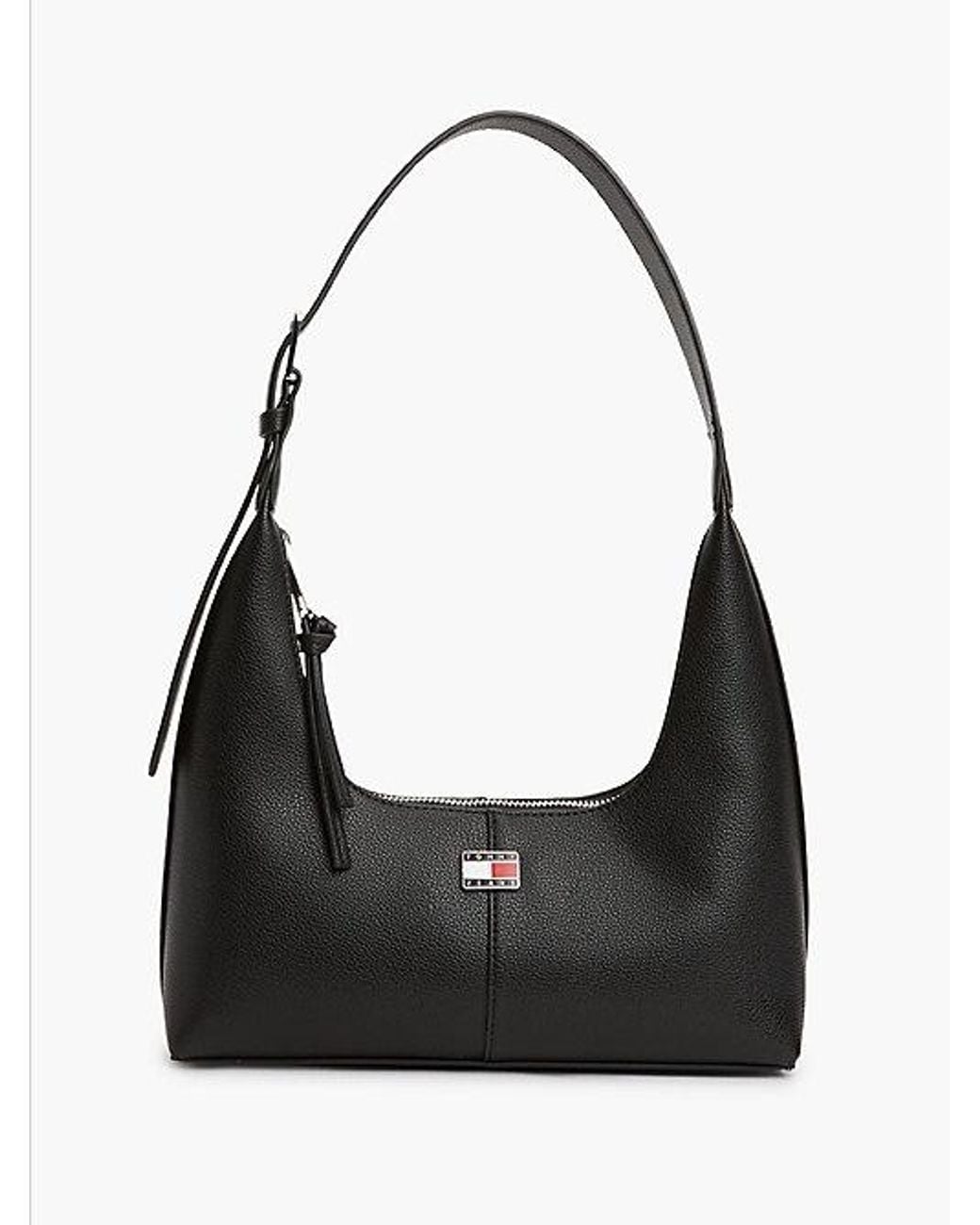 Tommy Hilfiger Black Tommy Jeans City Logo Plaque Shoulder Bag