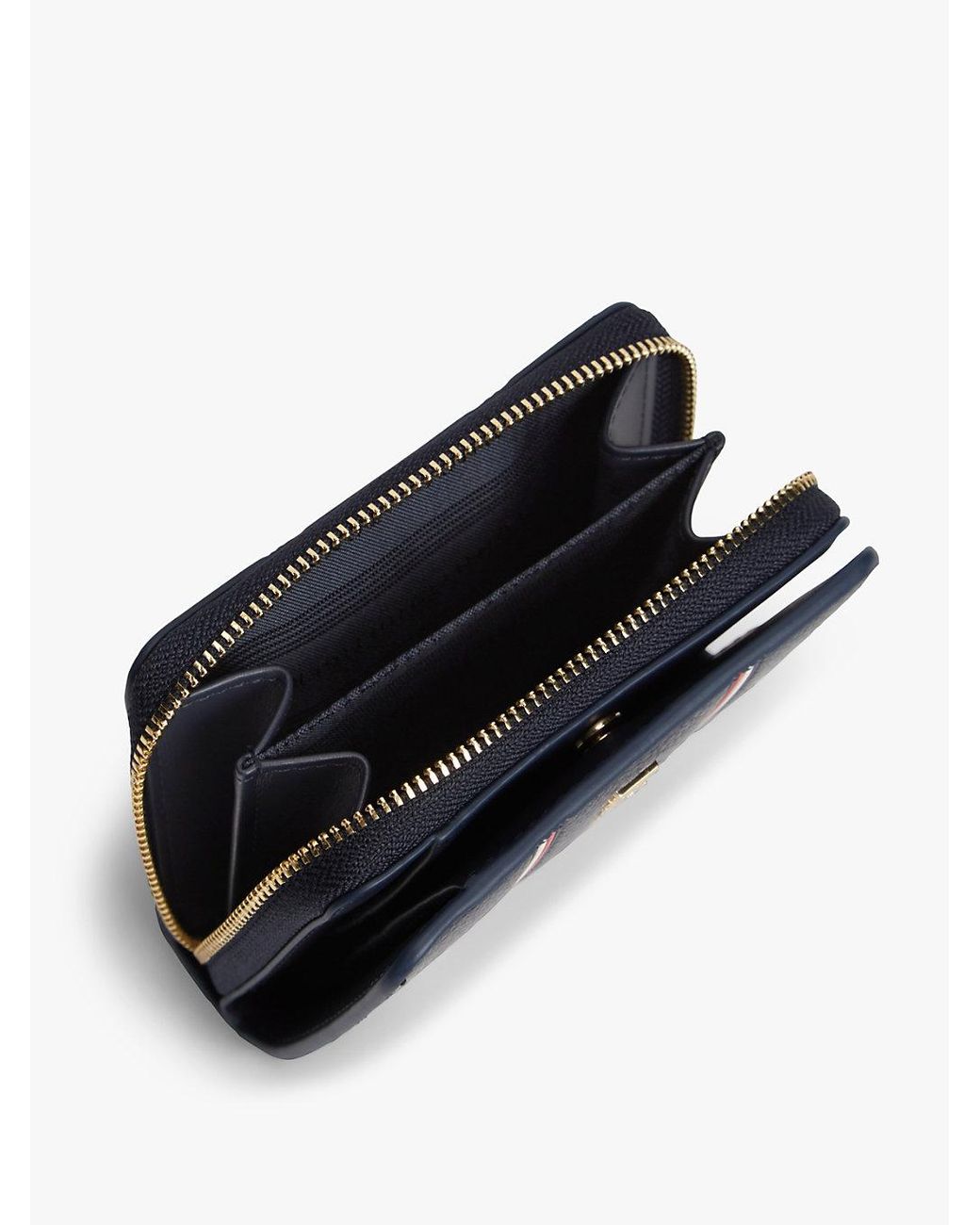 Tommy Hilfiger Blue Hilfiger Icon Signature Zip-Around Wallet