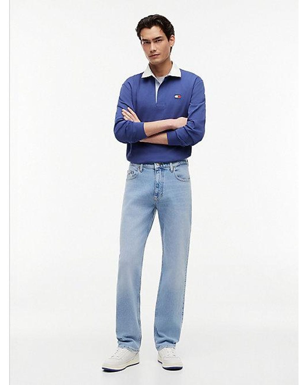 Tommy Hilfiger Blue Ryan Slim Straight Jeans for men