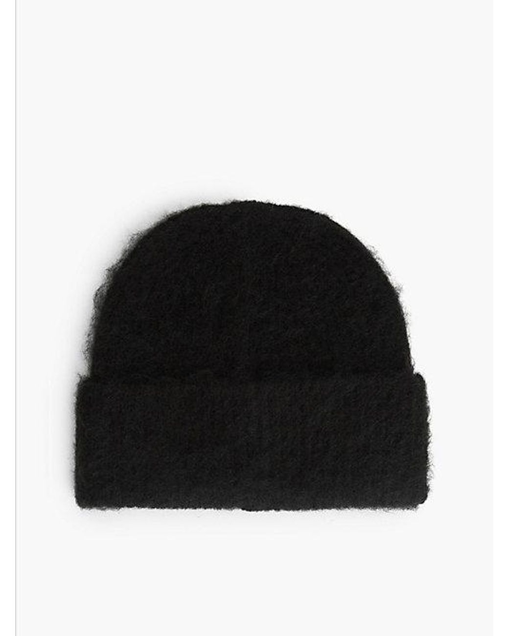 Tommy Hilfiger Black Chic Beanie With Alpaca