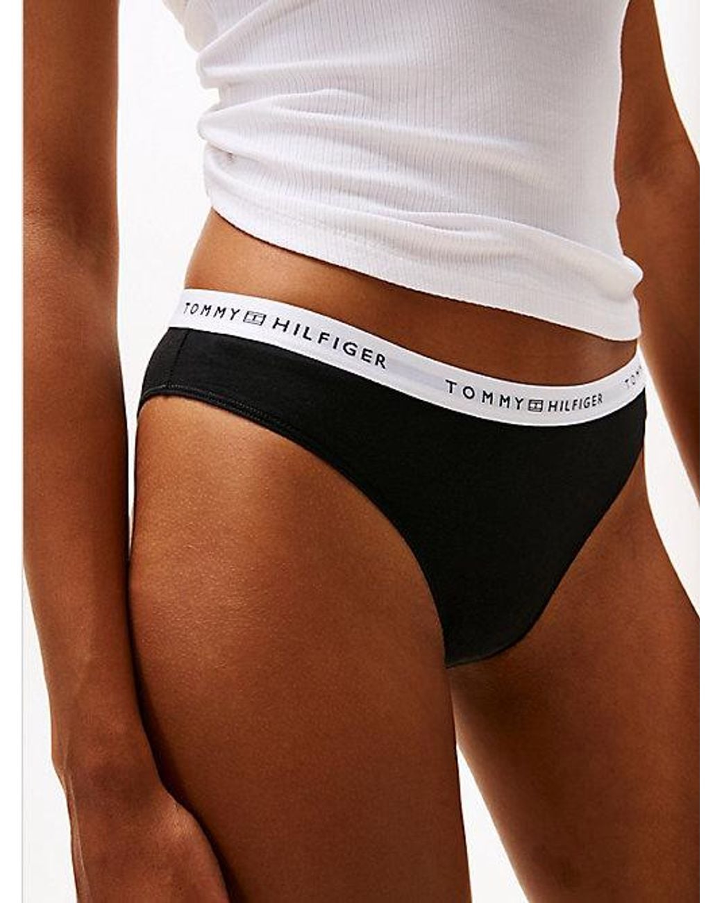 Tommy Hilfiger White Repeat Logo Waistband Briefs