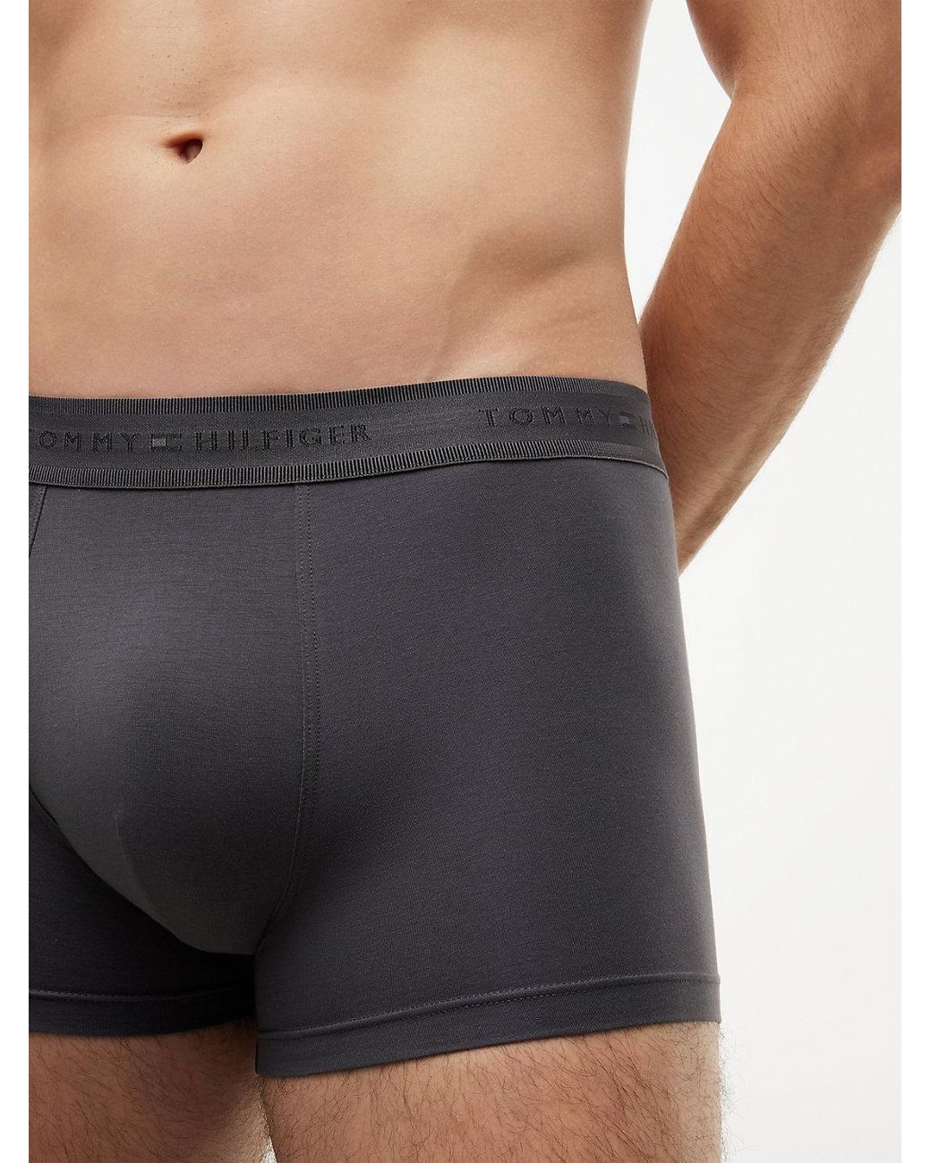 Tommy Hilfiger Blue 3-Pack Signature Waistband Trunks for men