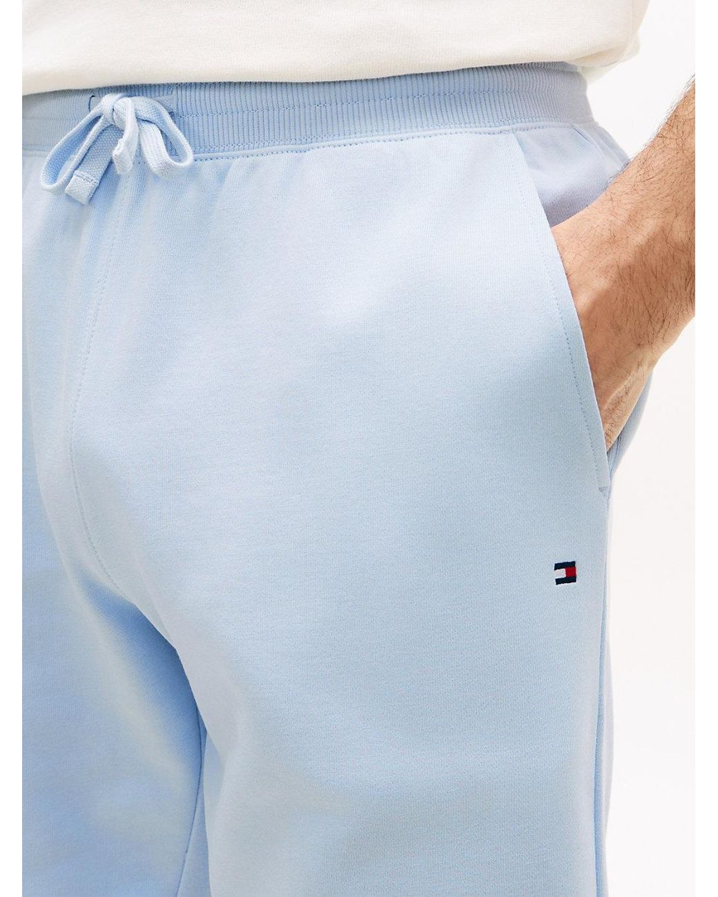 Tommy Hilfiger Red Flag Embroidery Terry Sweat Shorts for men