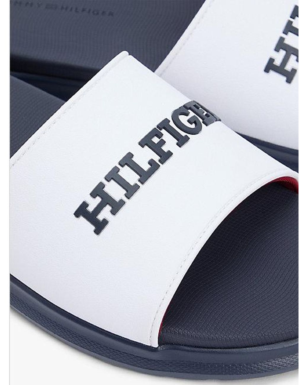 Tommy Hilfiger Hilfiger Monotype Badslipper in het Blue voor heren