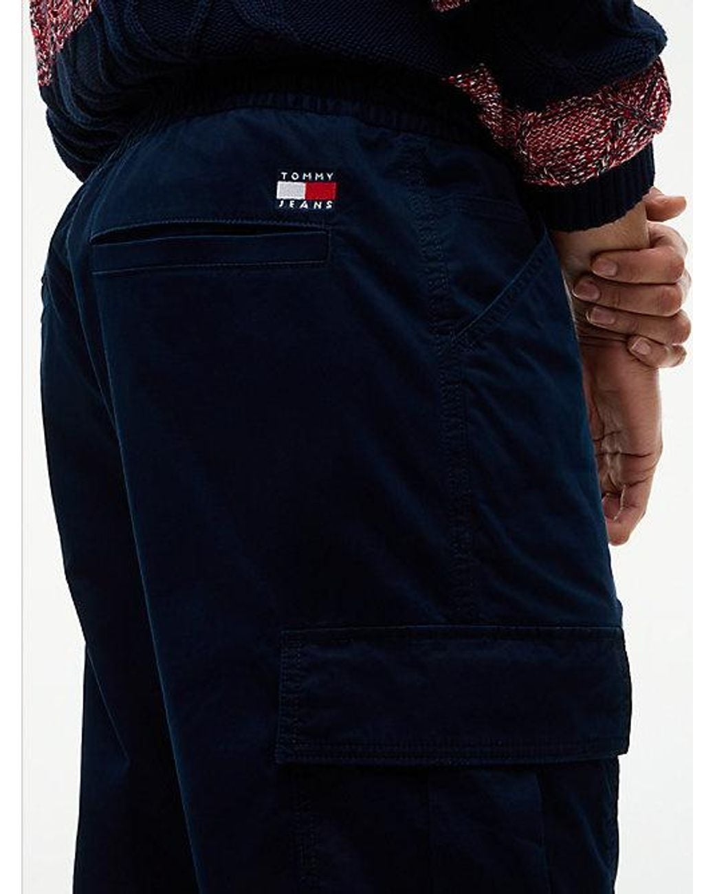 Tommy Hilfiger Blue Tommy Jeans Sonny Tapered Cargo Joggers for men