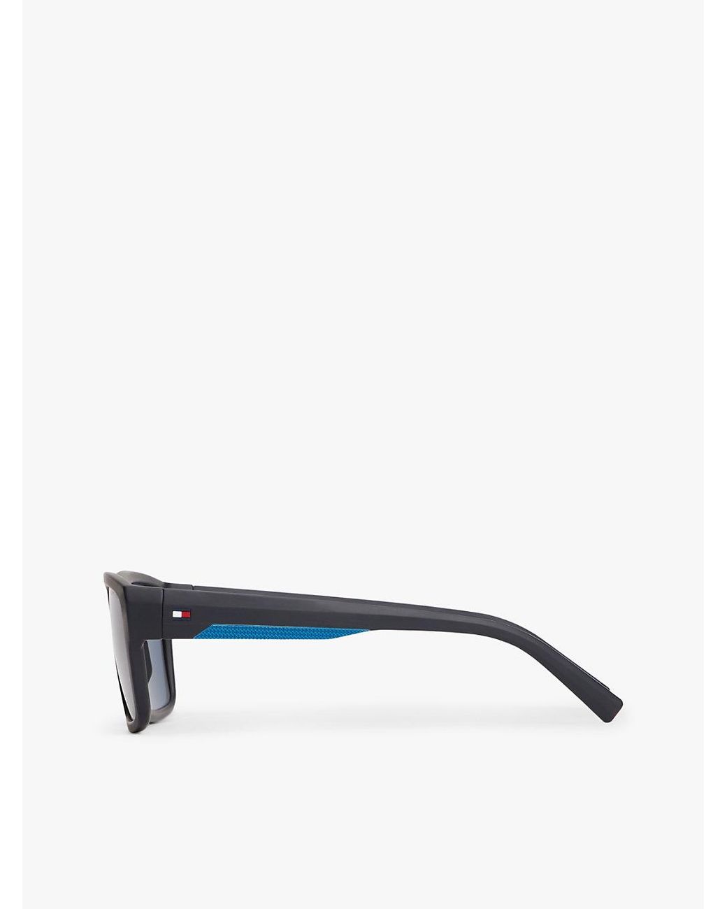 Tommy Hilfiger Blue Flag Square Sunglasses for men