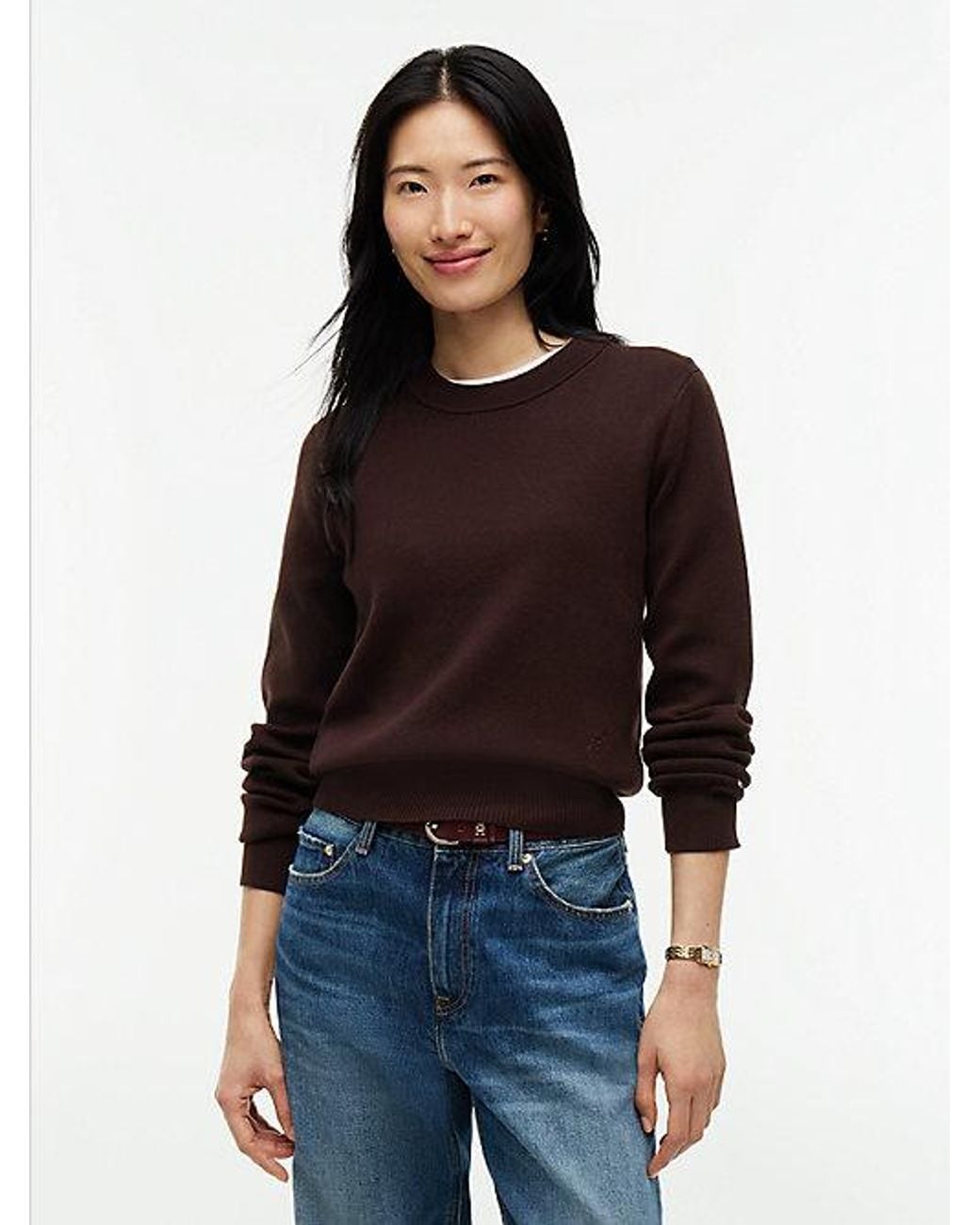 Tommy Hilfiger Blue Premium Knit Crew Neck Jumper