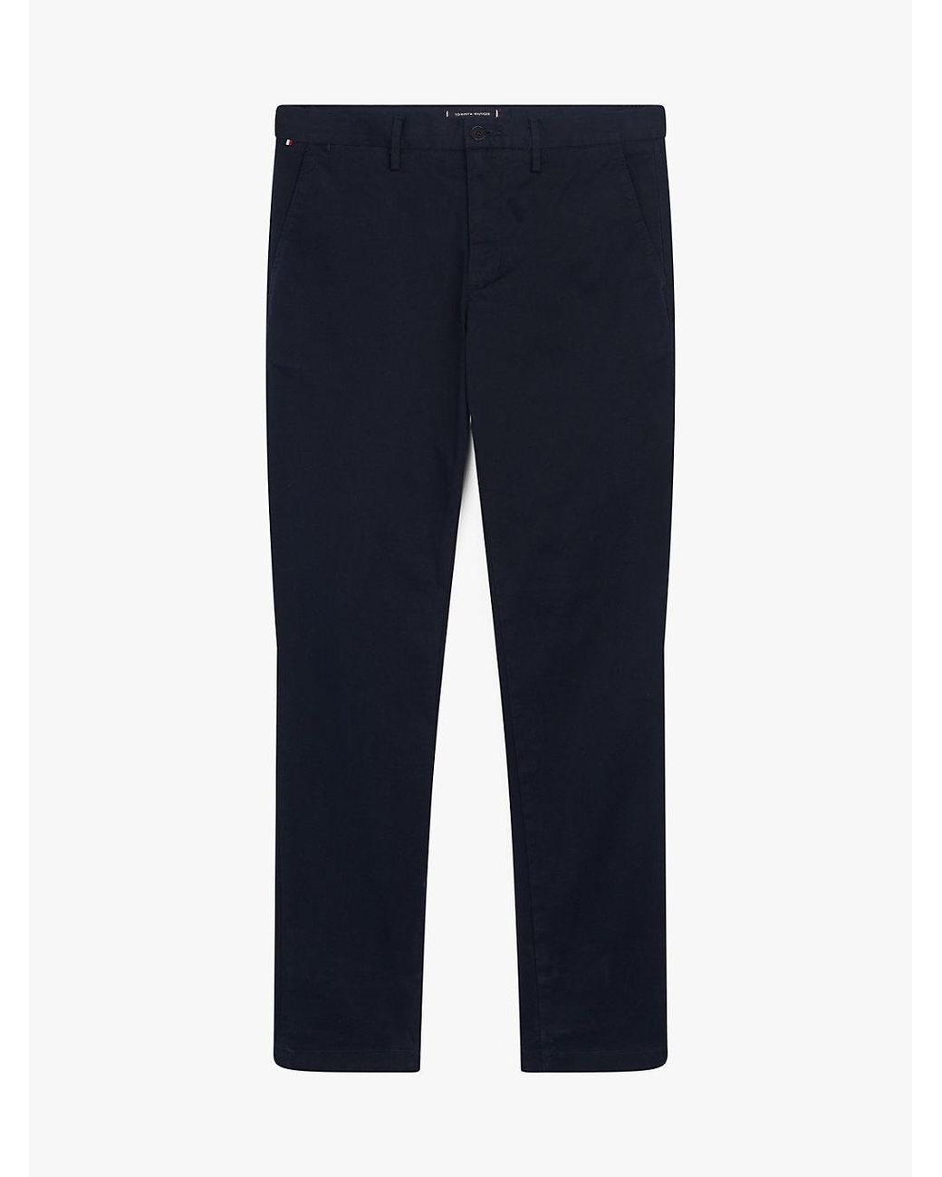 Tommy Hilfiger Blue Bleecker Slim Fit Chinos for men