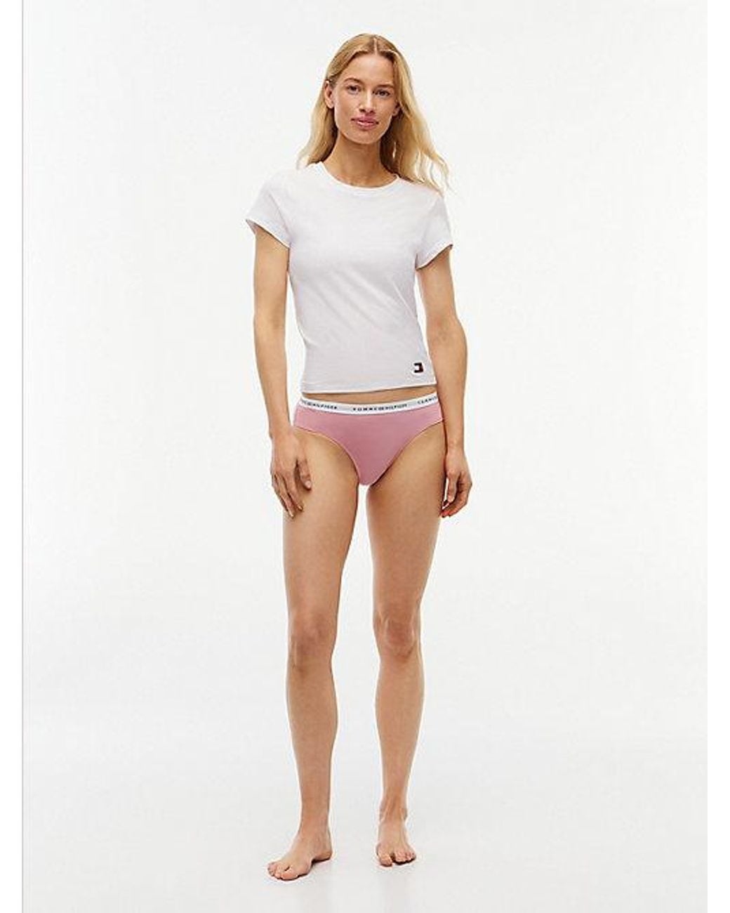 Tommy Hilfiger White Logo Waistband Briefs