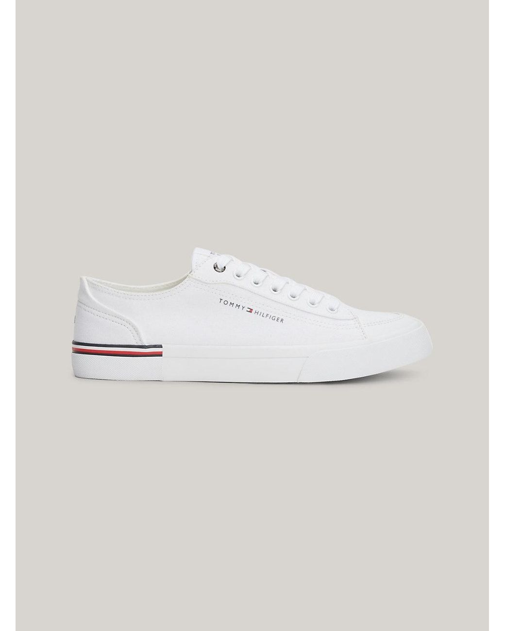 Tommy hilfiger witte sneakers sale