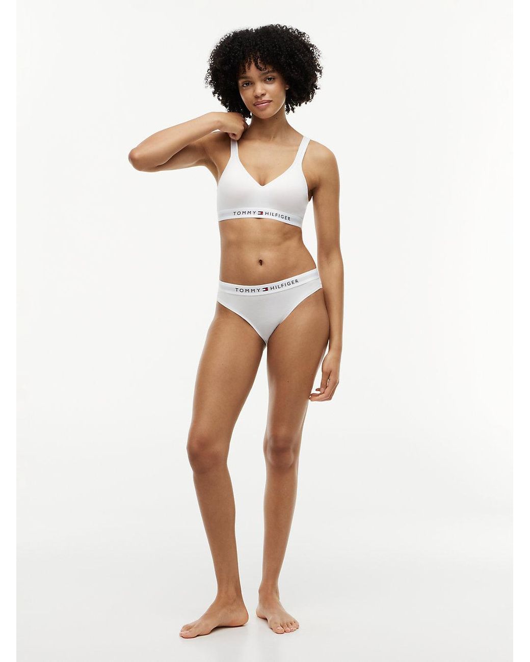 Tommy Hilfiger White Th Original Logo Waistband Briefs