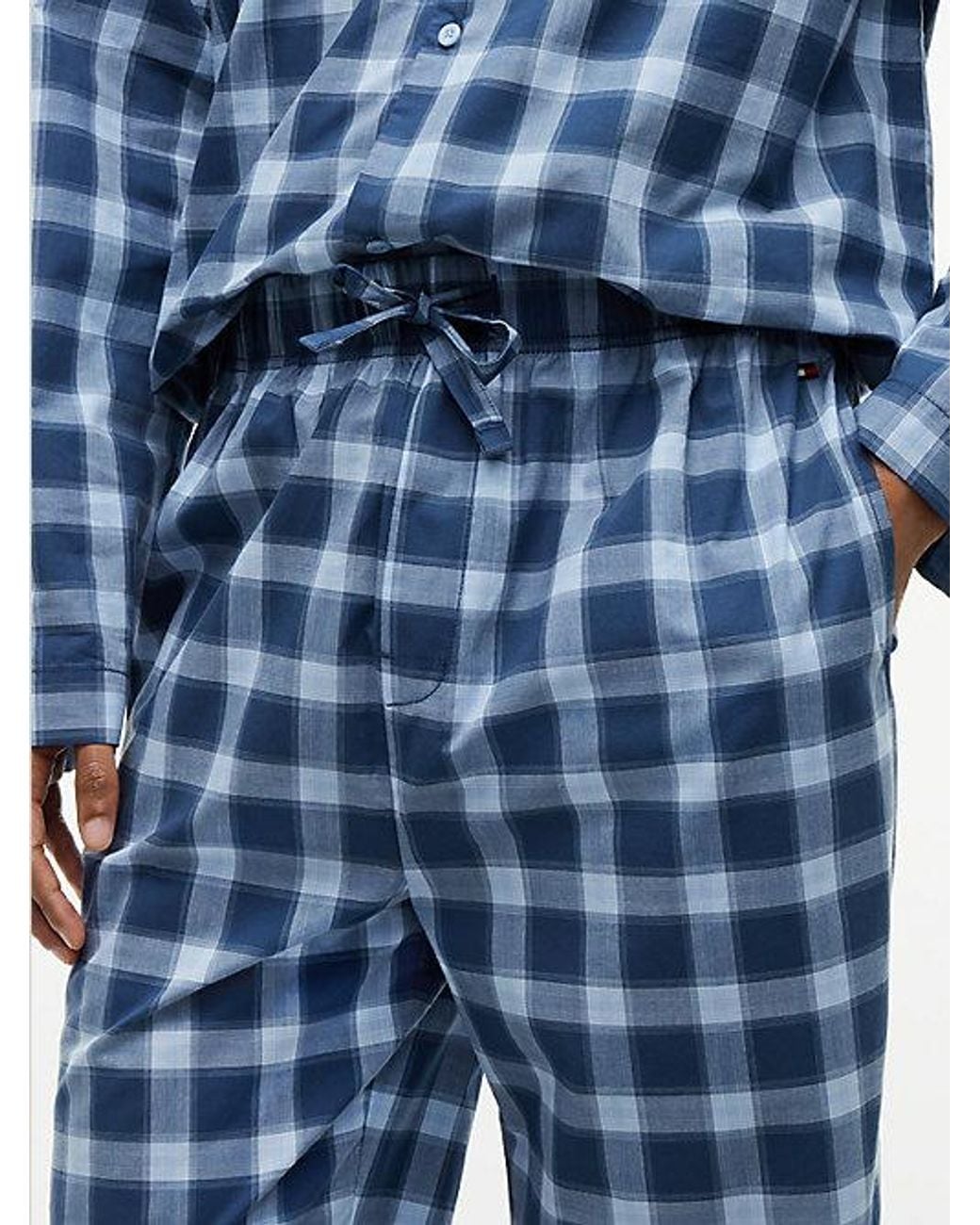 Tommy Hilfiger Blue Th Original Print Woven Pyjama Set for men