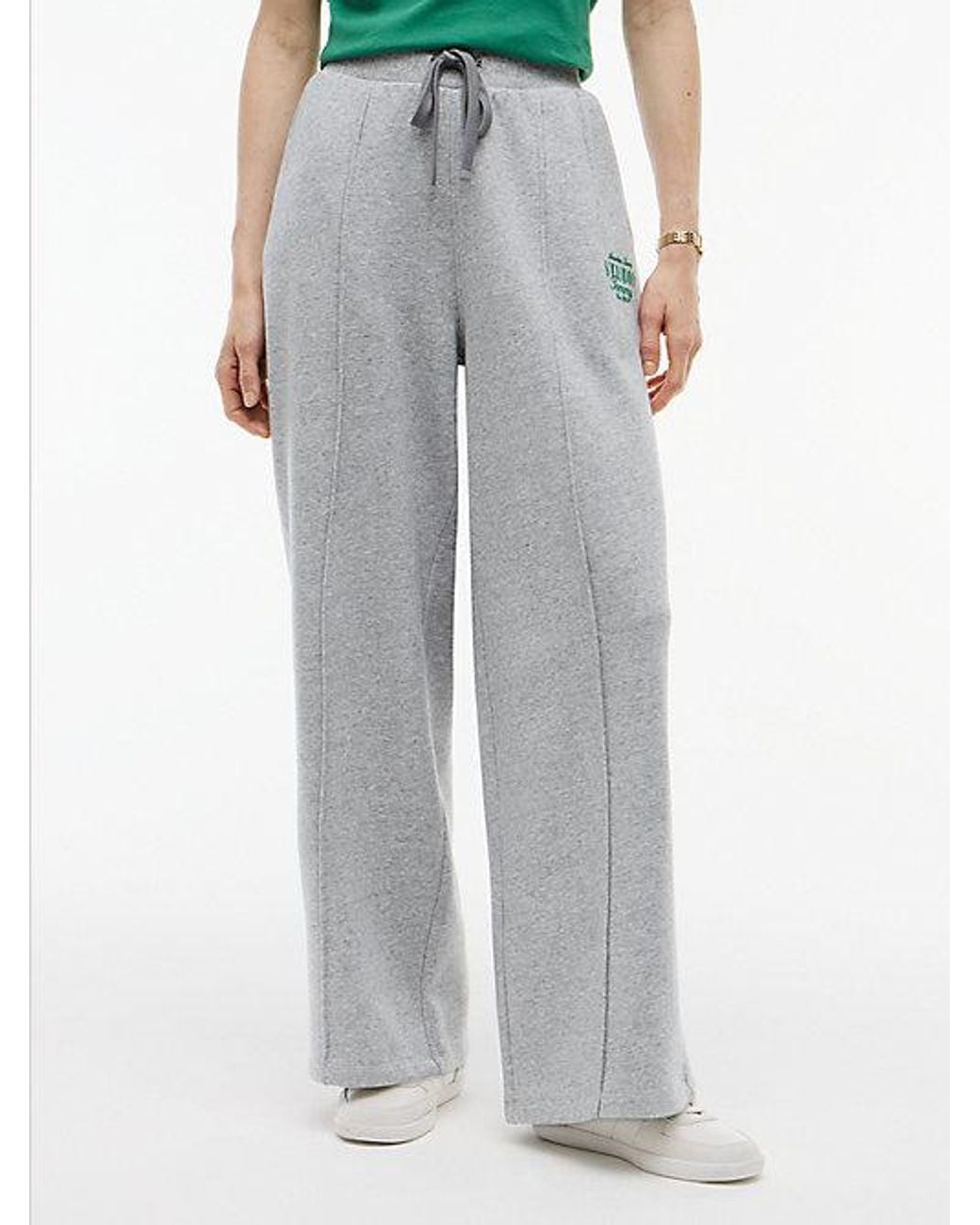 Tommy Hilfiger Gray Terry Straight Leg Joggers
