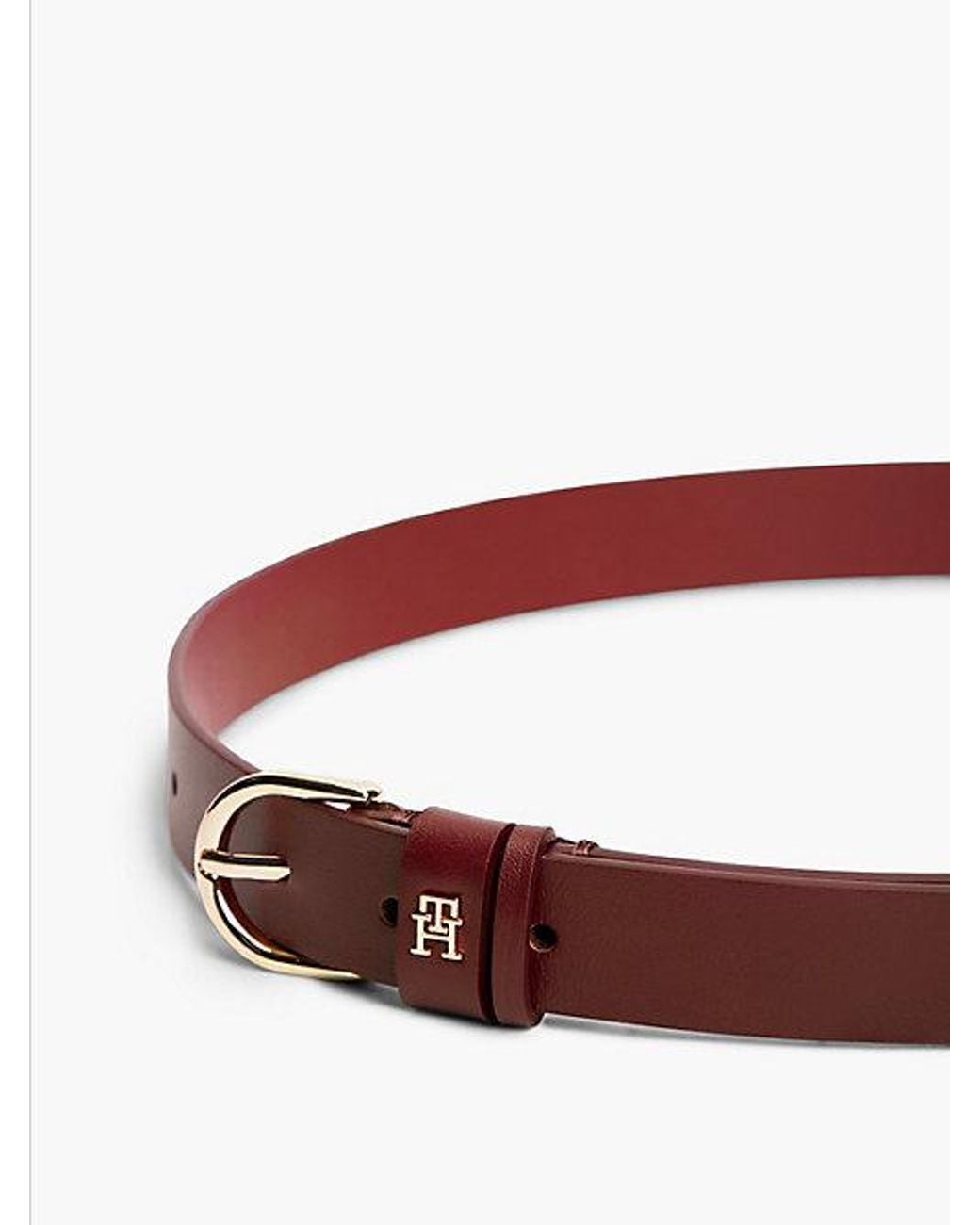 Tommy Hilfiger Brown Th Monogram Leather Belt