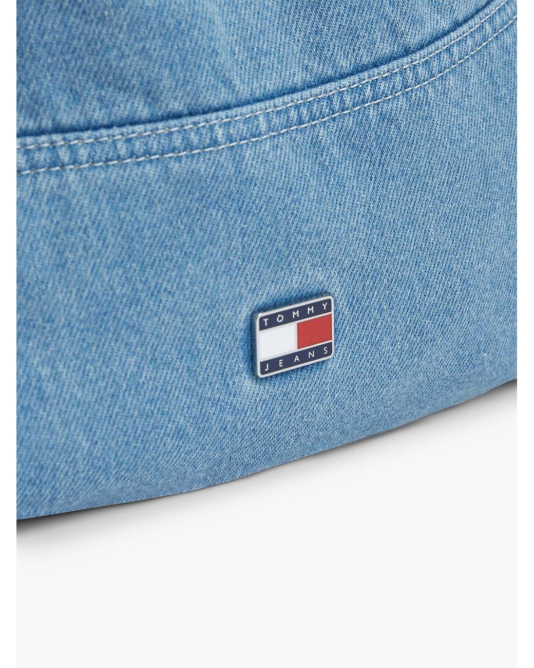 Tommy Hilfiger Blue Denim Multi Charm Hobo Bag