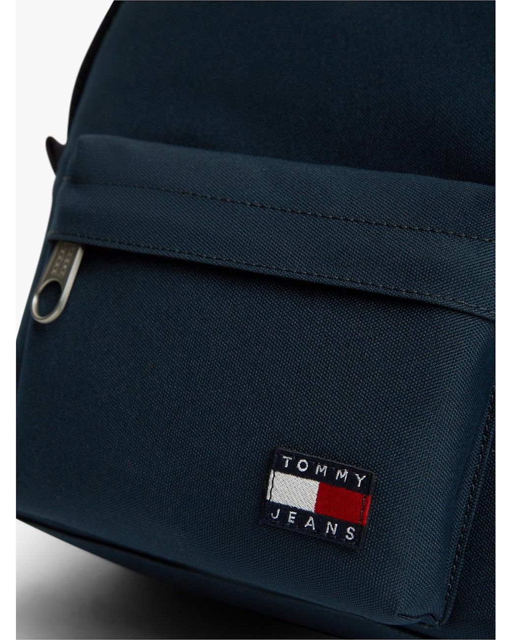 Tommy Hilfiger Blue Essential Logo Dome Backpack
