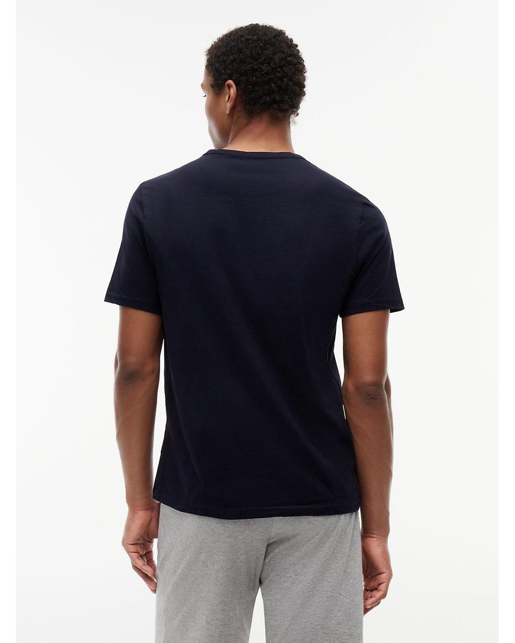 Tommy Hilfiger Blue 3-Pack Signature Jersey Lounge T-Shirts for men