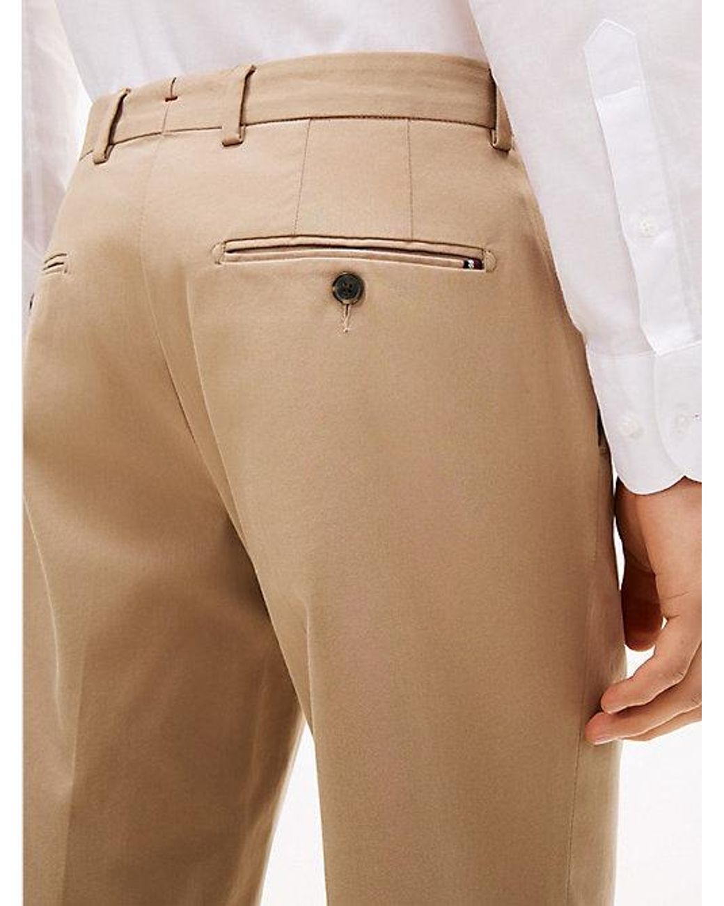 Tommy Hilfiger Multicolor Smart Casual Denton Straight Leg Chinos for men