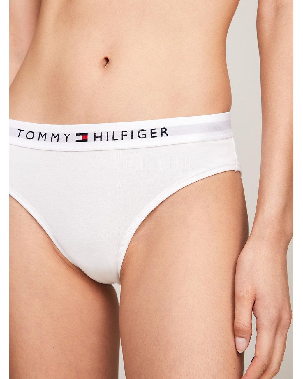 Tommy Hilfiger White Th Original Logo Waistband Briefs
