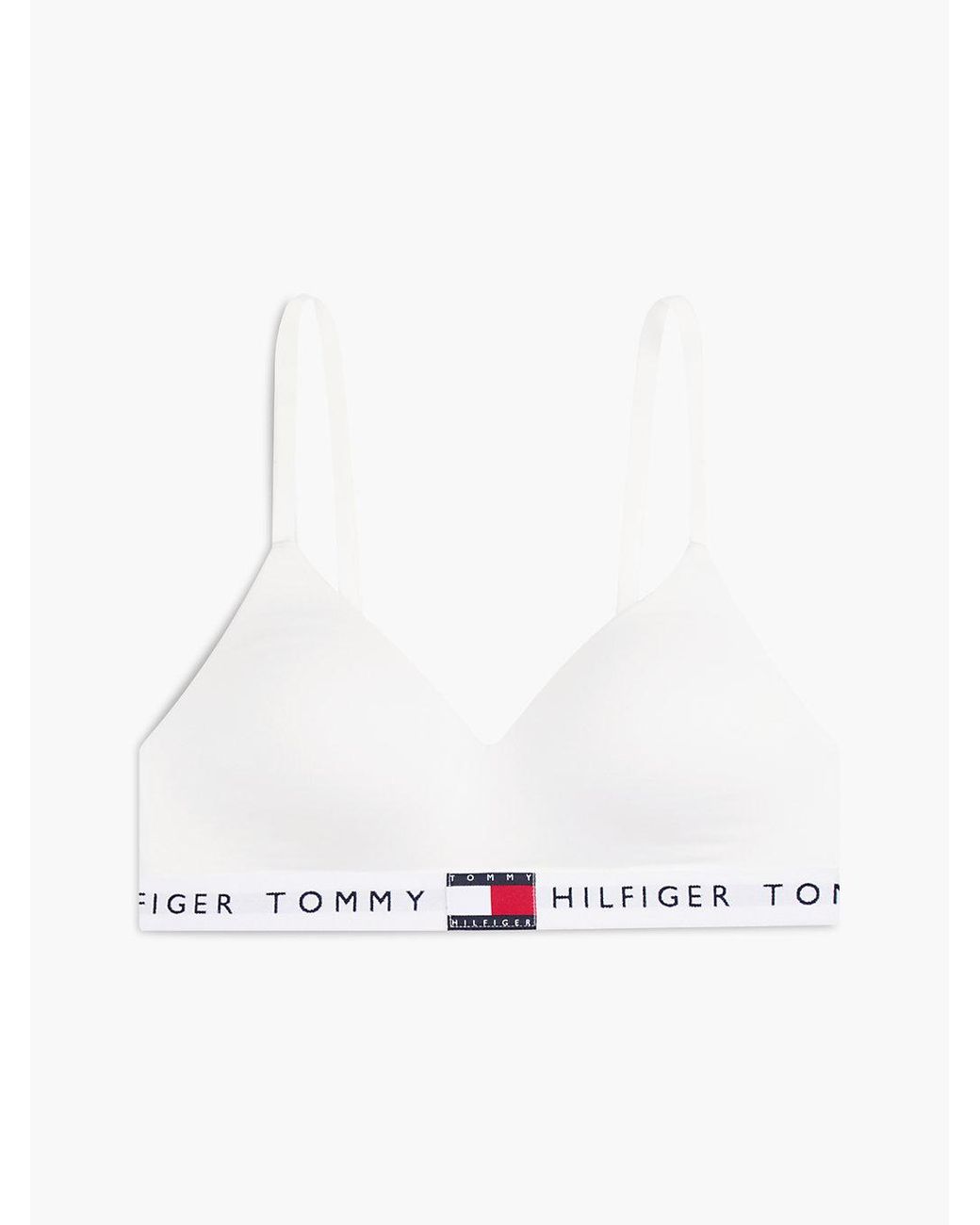 Tommy Hilfiger White Heritage Moulded Push-up Bralette