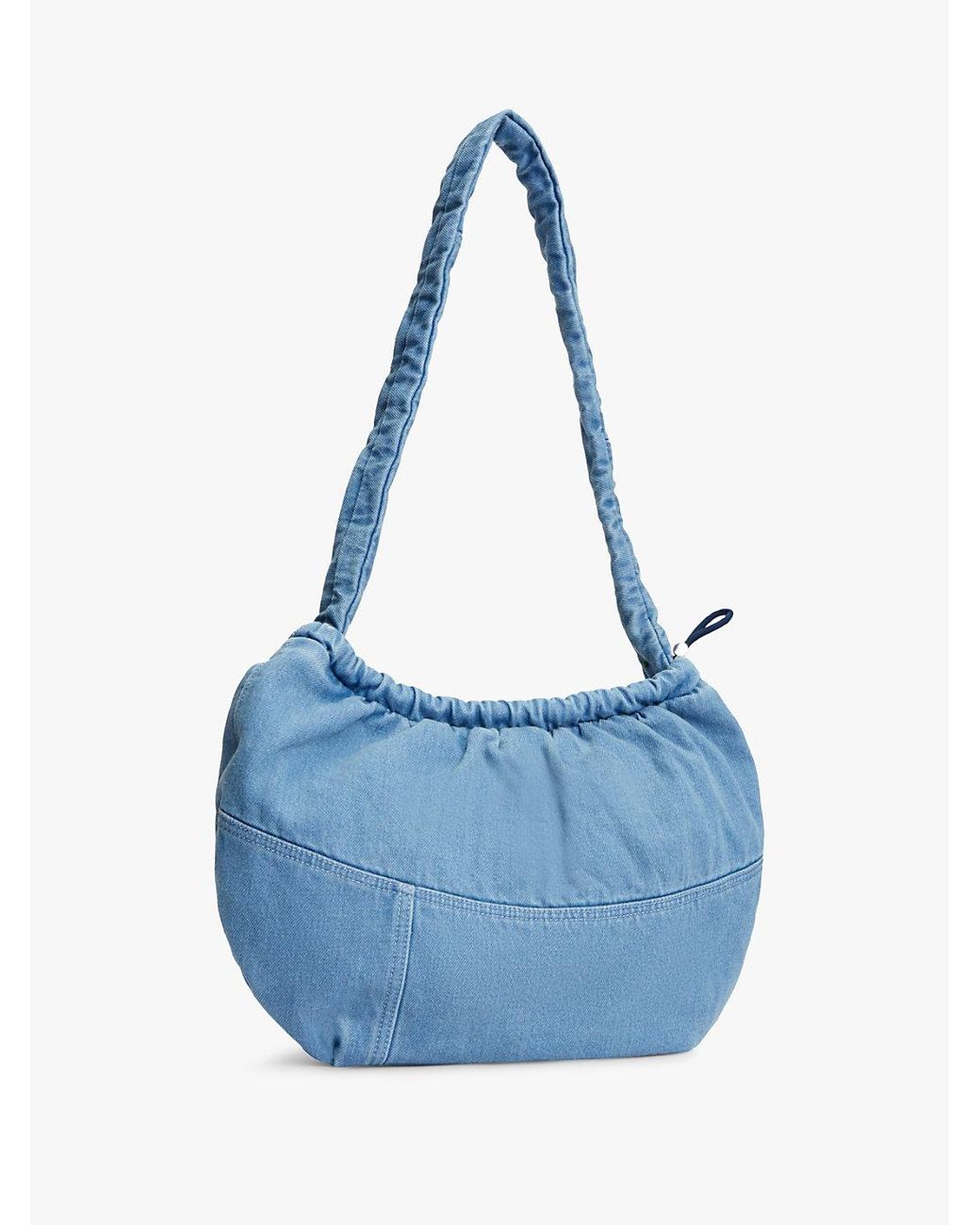 Tommy Hilfiger Blue Denim Multi Charm Hobo Bag