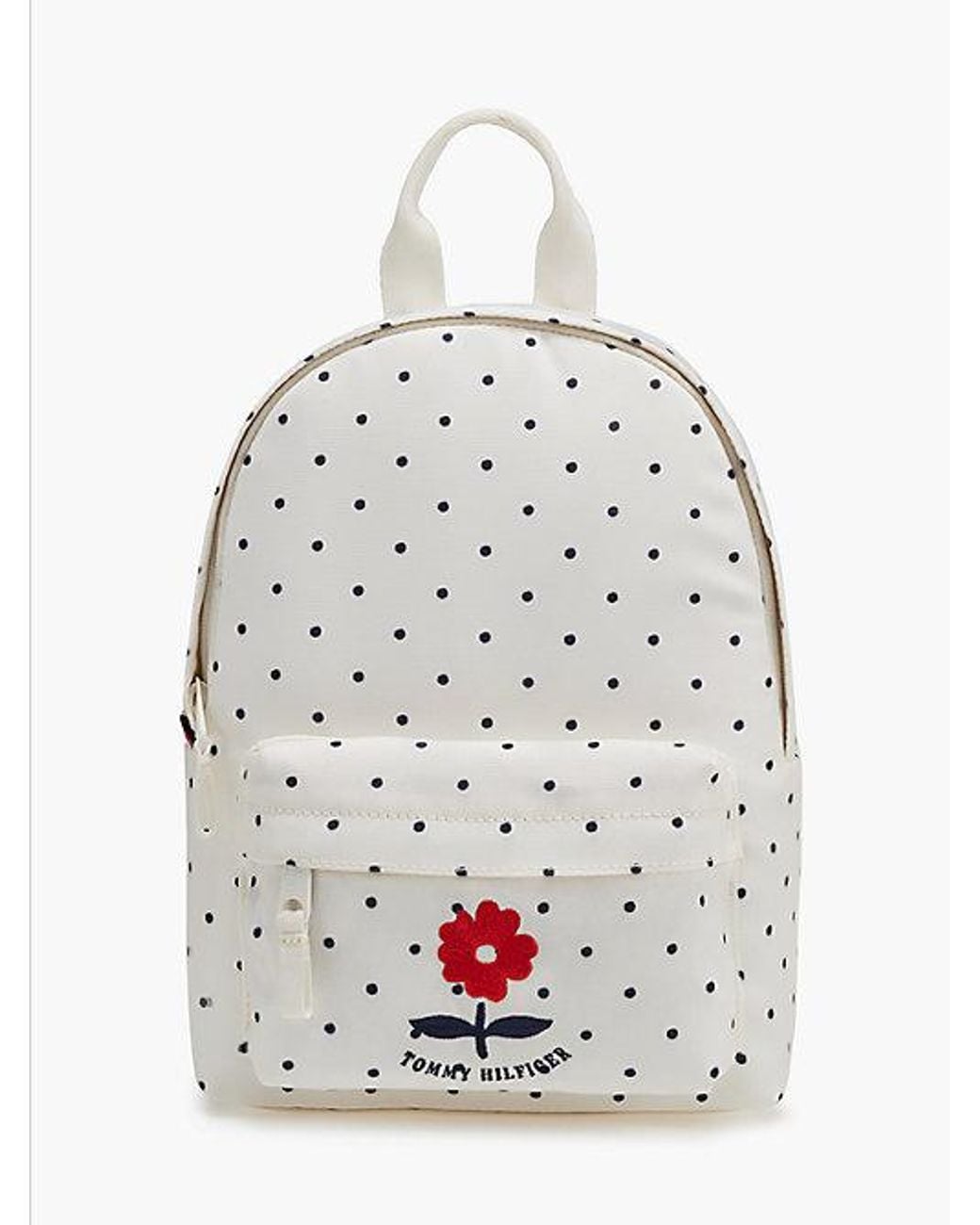 Tommy Hilfiger Gray Kids Print Mini Dome Backpack