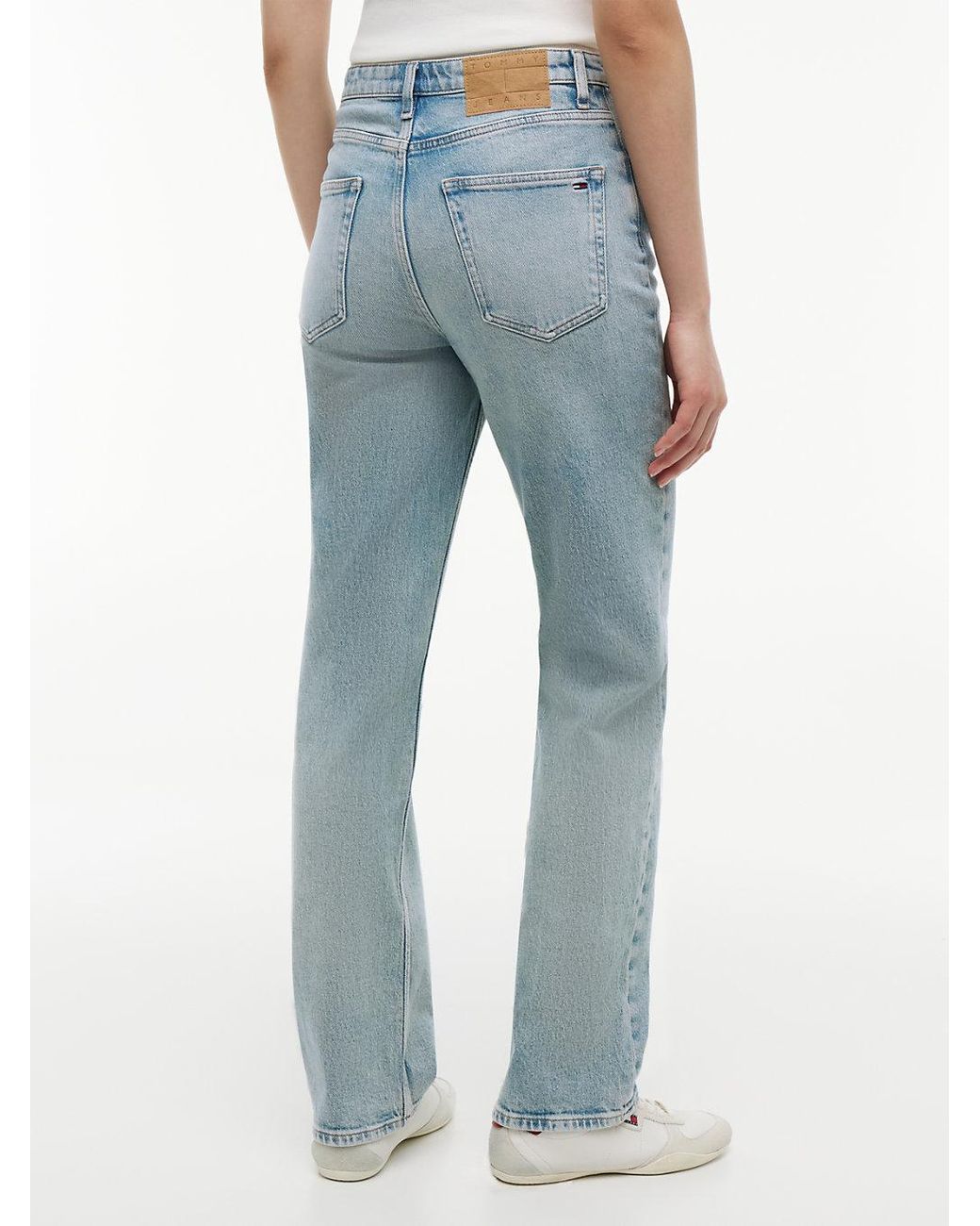Tommy Hilfiger Blue Vintage High Rise Slim Straight Jeans