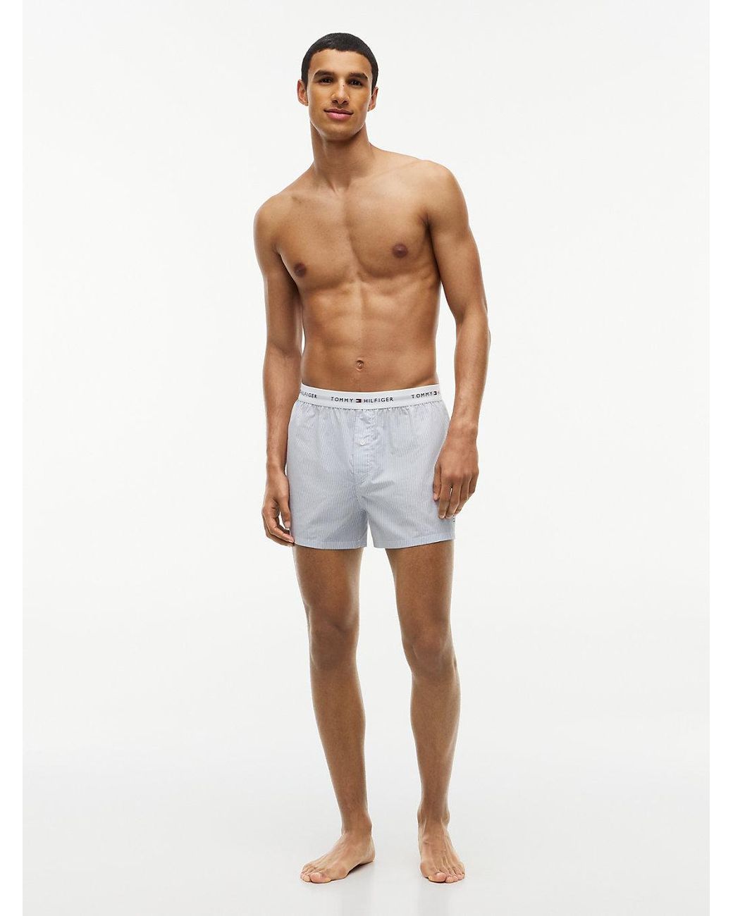 Tommy Hilfiger Blue 2-Pack Signature Logo Print Boxer Shorts for men