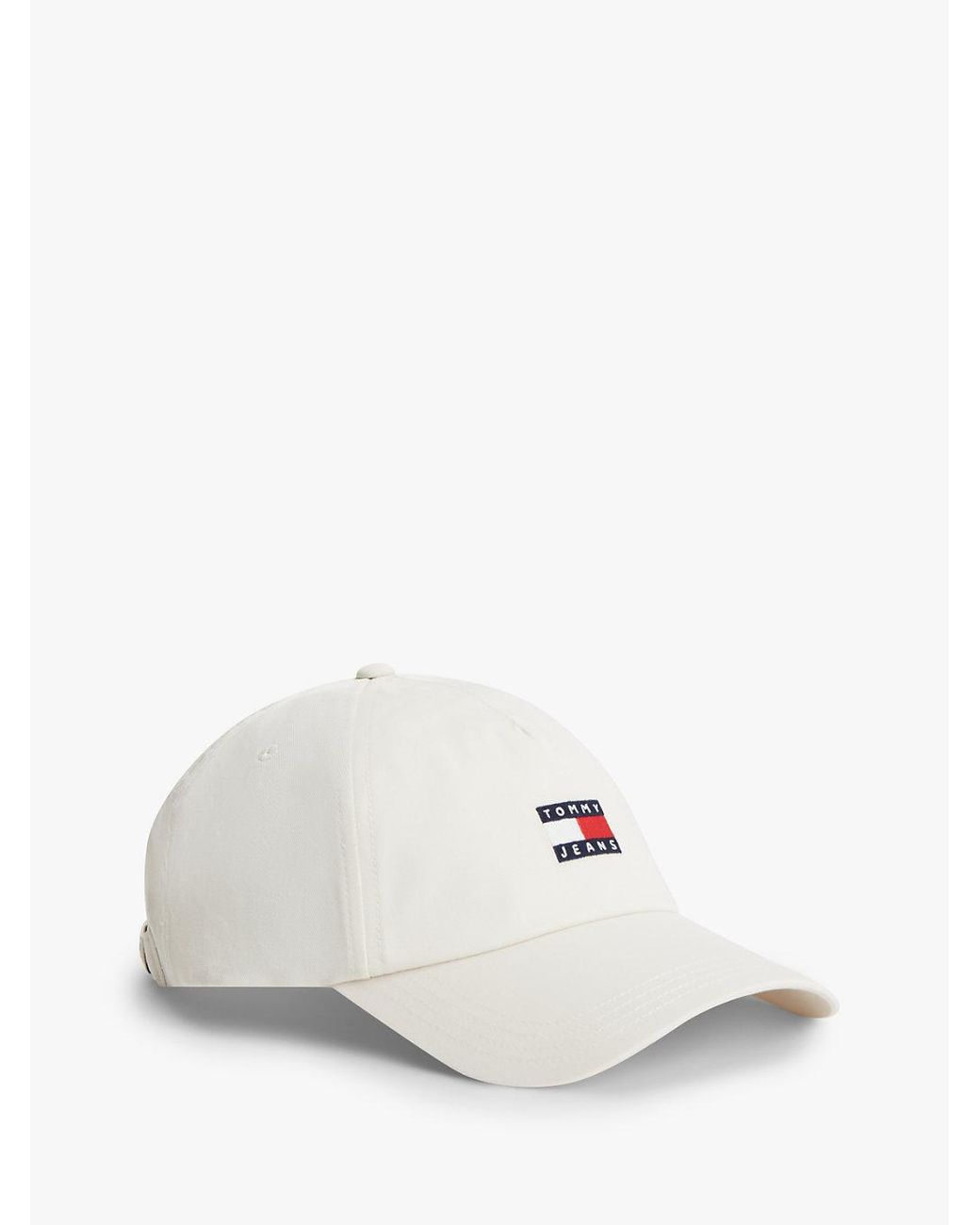 Tommy Hilfiger White Heritage Logo Baseball Cap for men