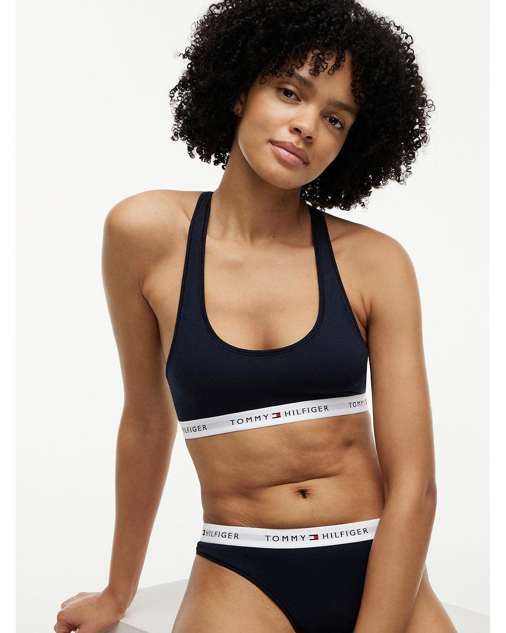 Tommy Hilfiger Blue Tommy Icons Unlined Bralette
