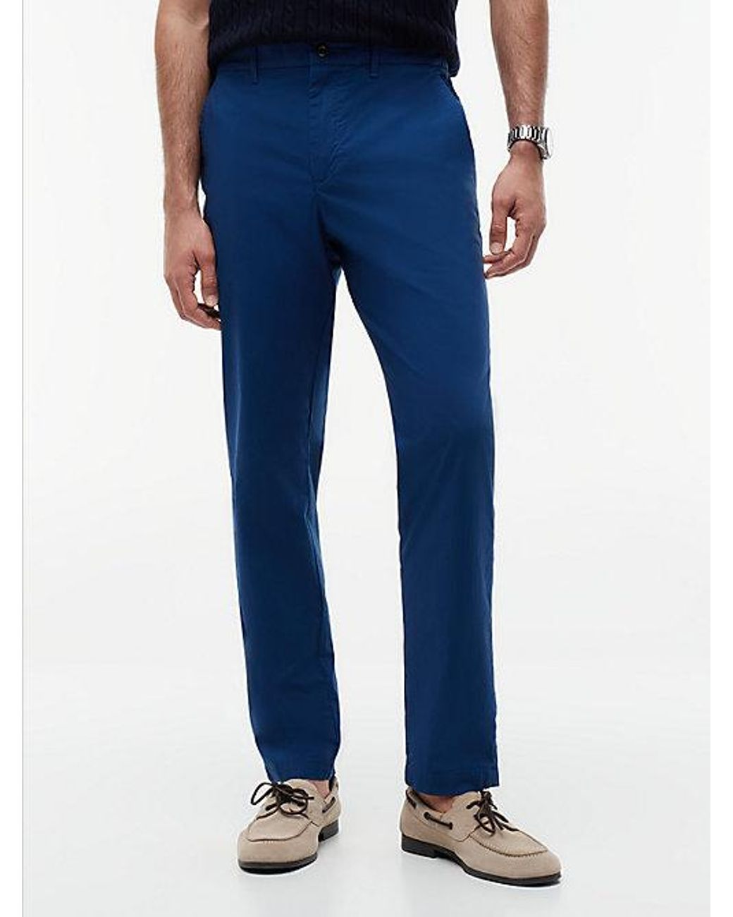 Tommy Hilfiger Blue Harlem Lightweight Tapered Leg Chinos for men