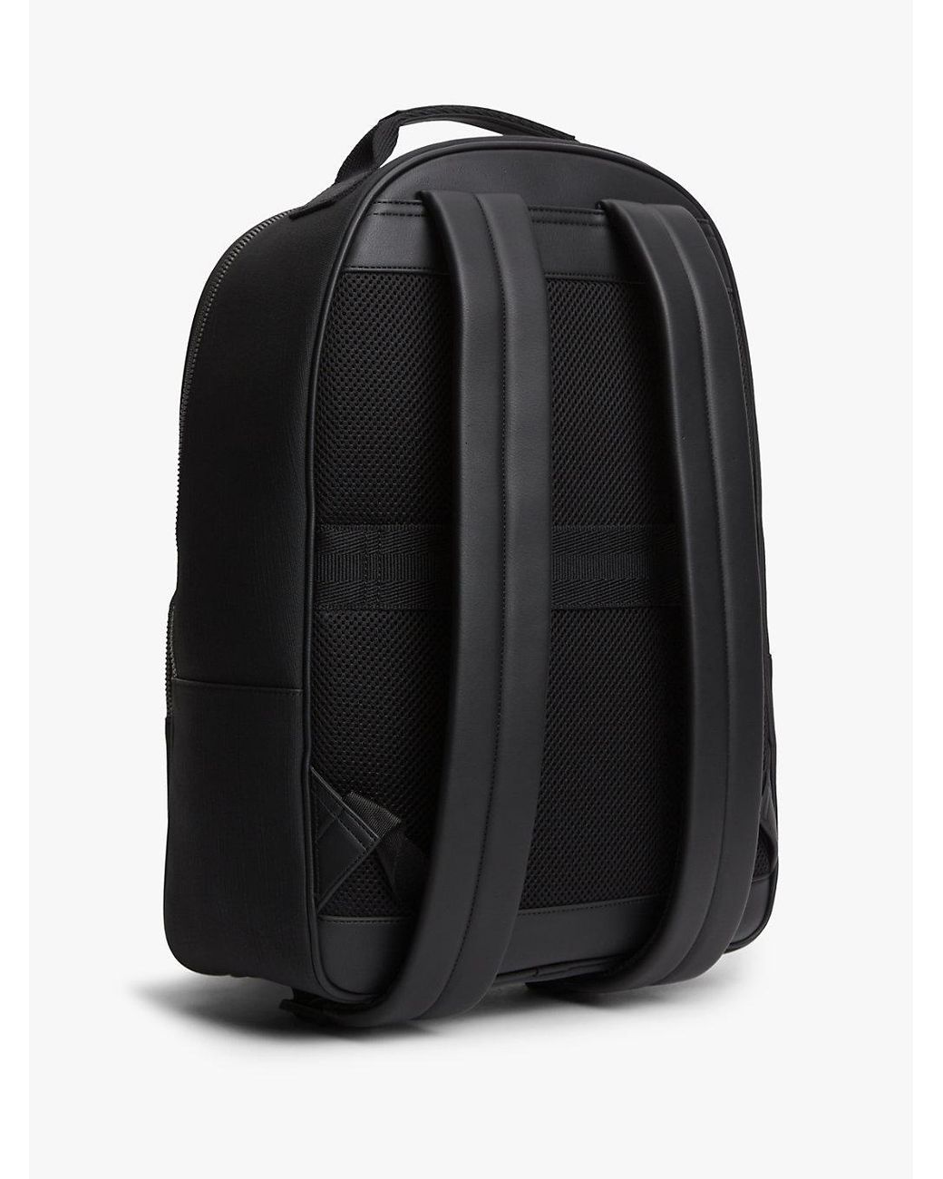 Zaino Con Patch Logo di Tommy Hilfiger in Black da Uomo
