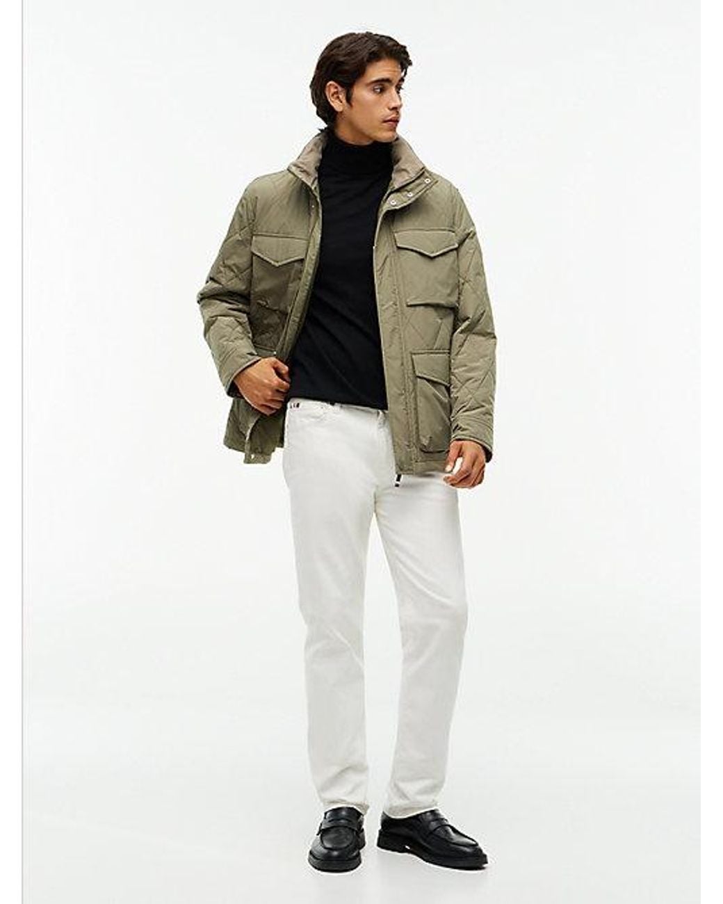 Tommy Hilfiger Green Packable Quilted Field Jacket for men