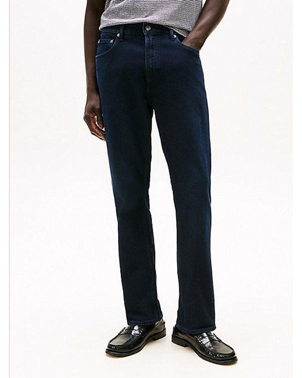 Tommy Hilfiger Gray Regular Straight Leg Jeans for men