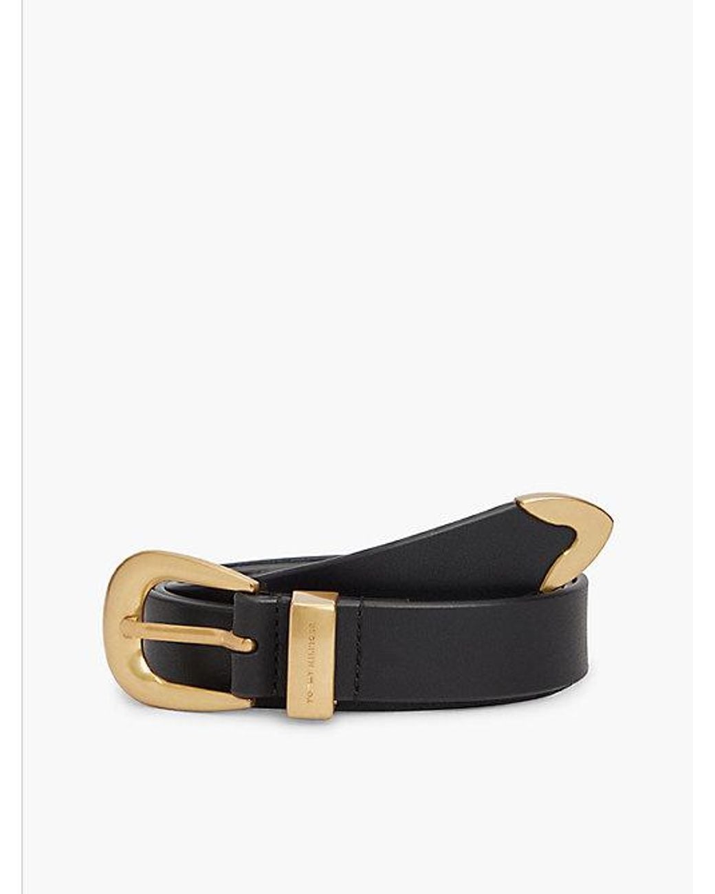 Tommy Hilfiger Multicolor Leather Western Rounded Buckle Belt