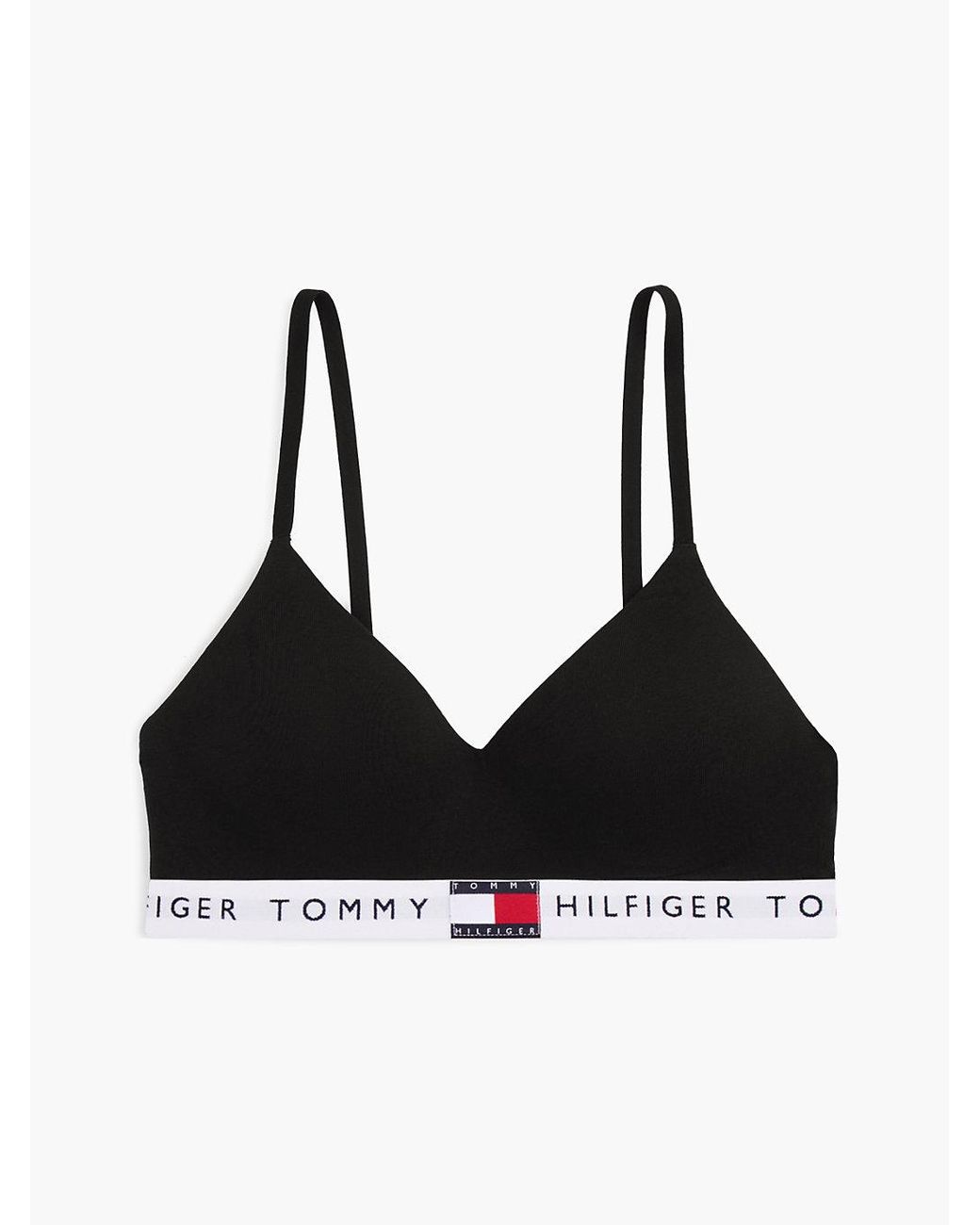 Tommy Hilfiger Black Heritage Moulded Push-up Bralette