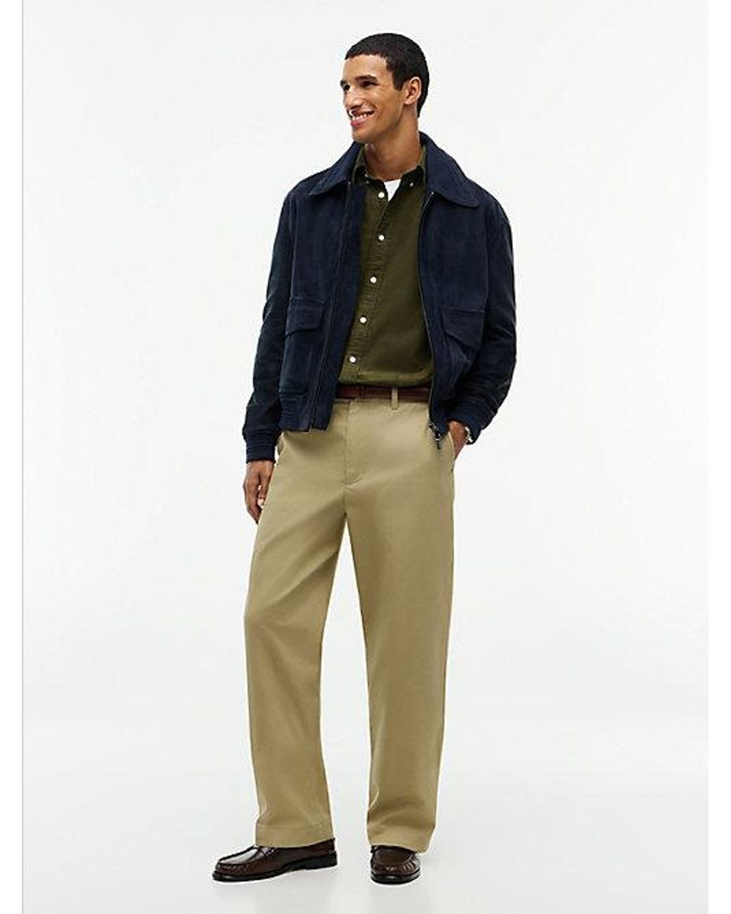 Tommy Hilfiger Green Regular Fit Fine Corduroy Shirt for men