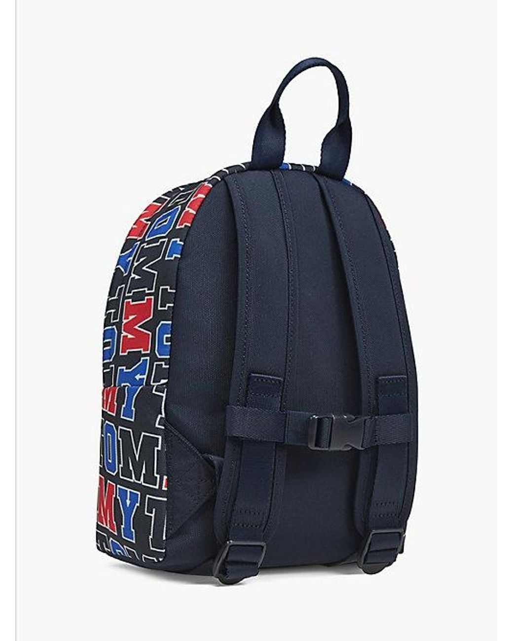 Tommy Hilfiger Blue Kids Logo Print Dome Backpack