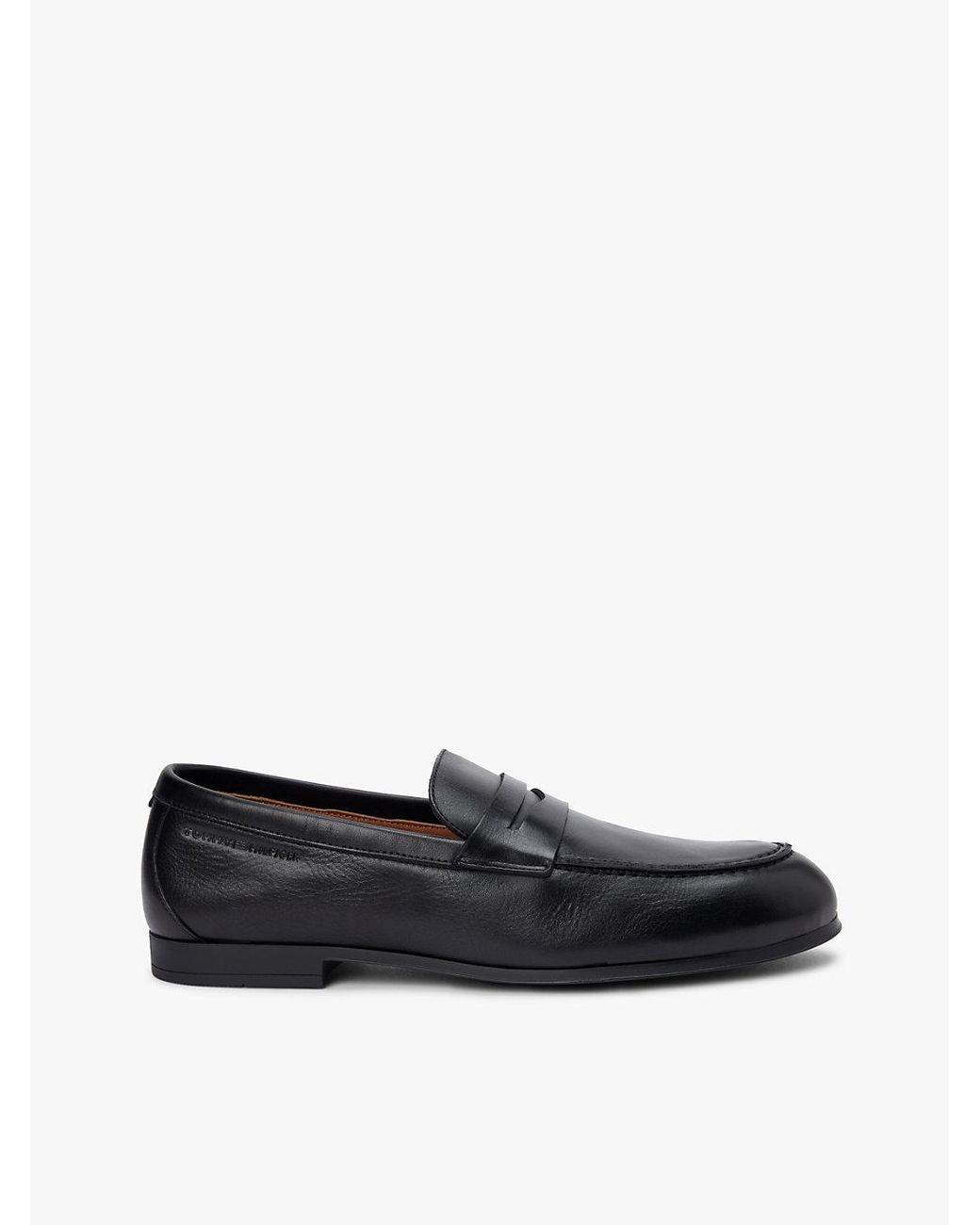 Tommy Hilfiger White Leather Flexible Loafers for men