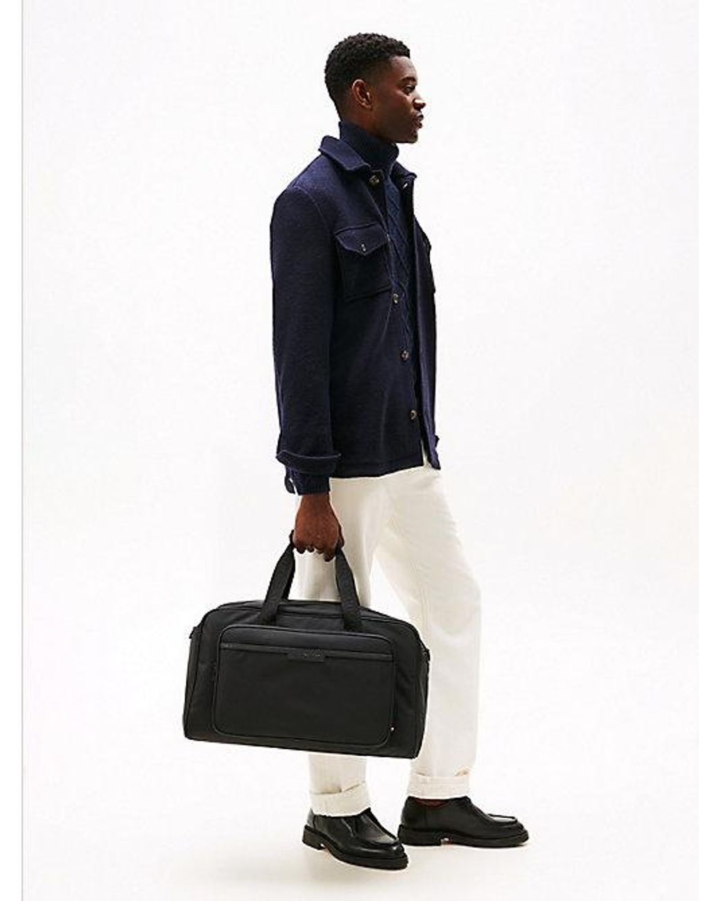 Bolsa De Deporte Con Logo Tommy Hilfiger de hombre de color Black