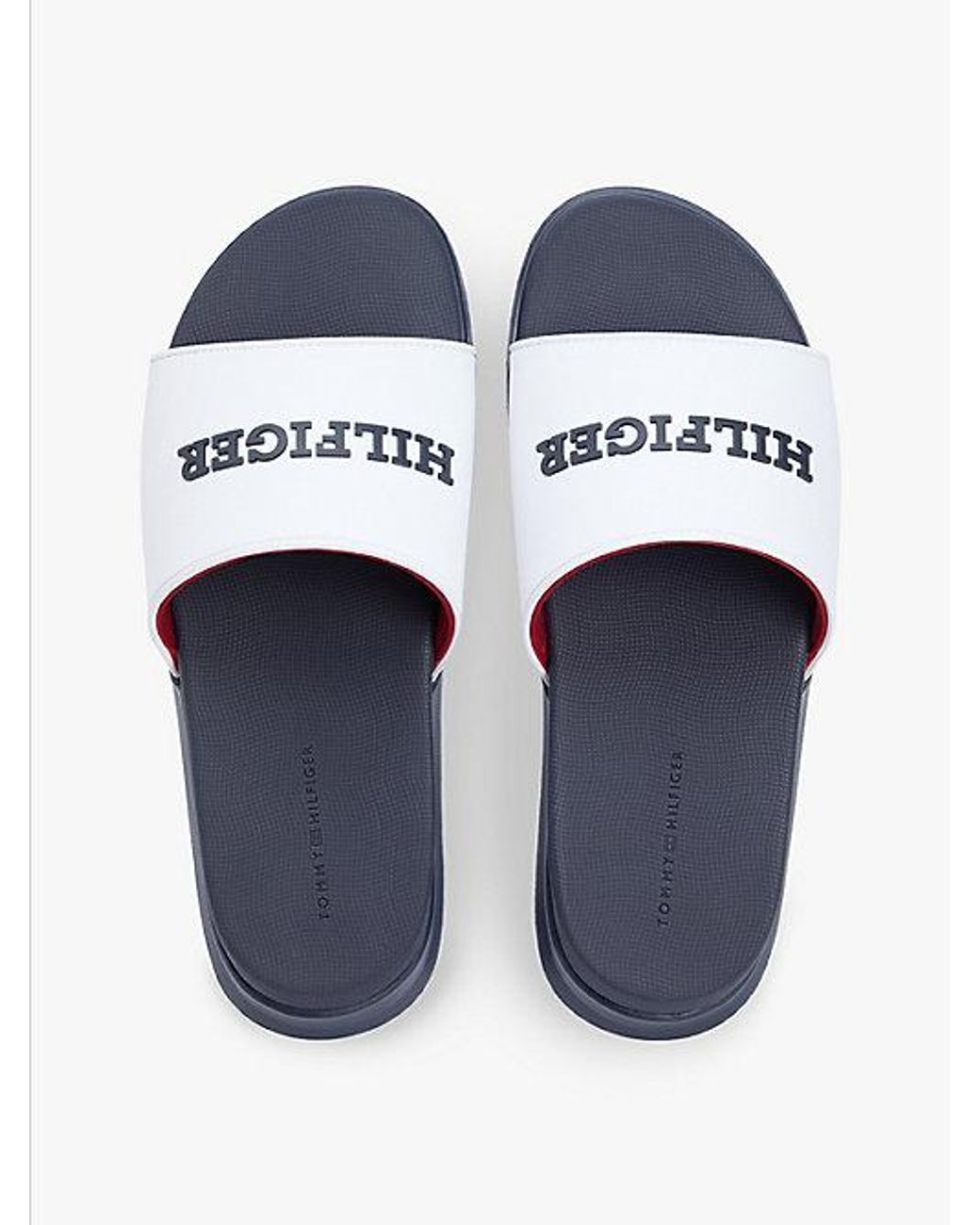 Tommy Hilfiger Hilfiger Monotype Badslipper in het Blue voor heren
