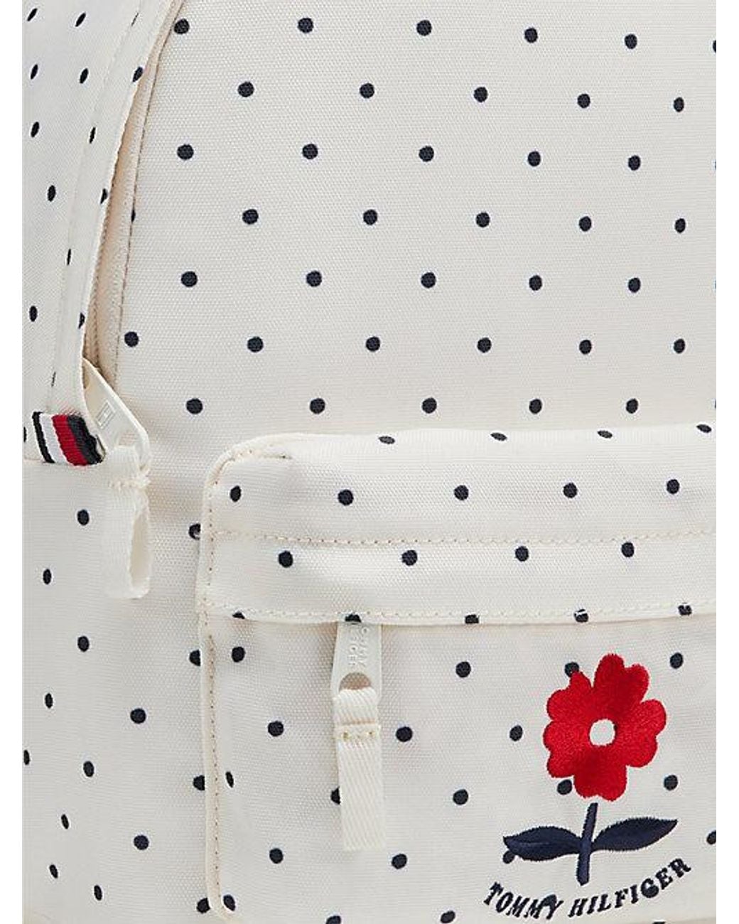 Tommy Hilfiger Gray Kids Print Mini Dome Backpack