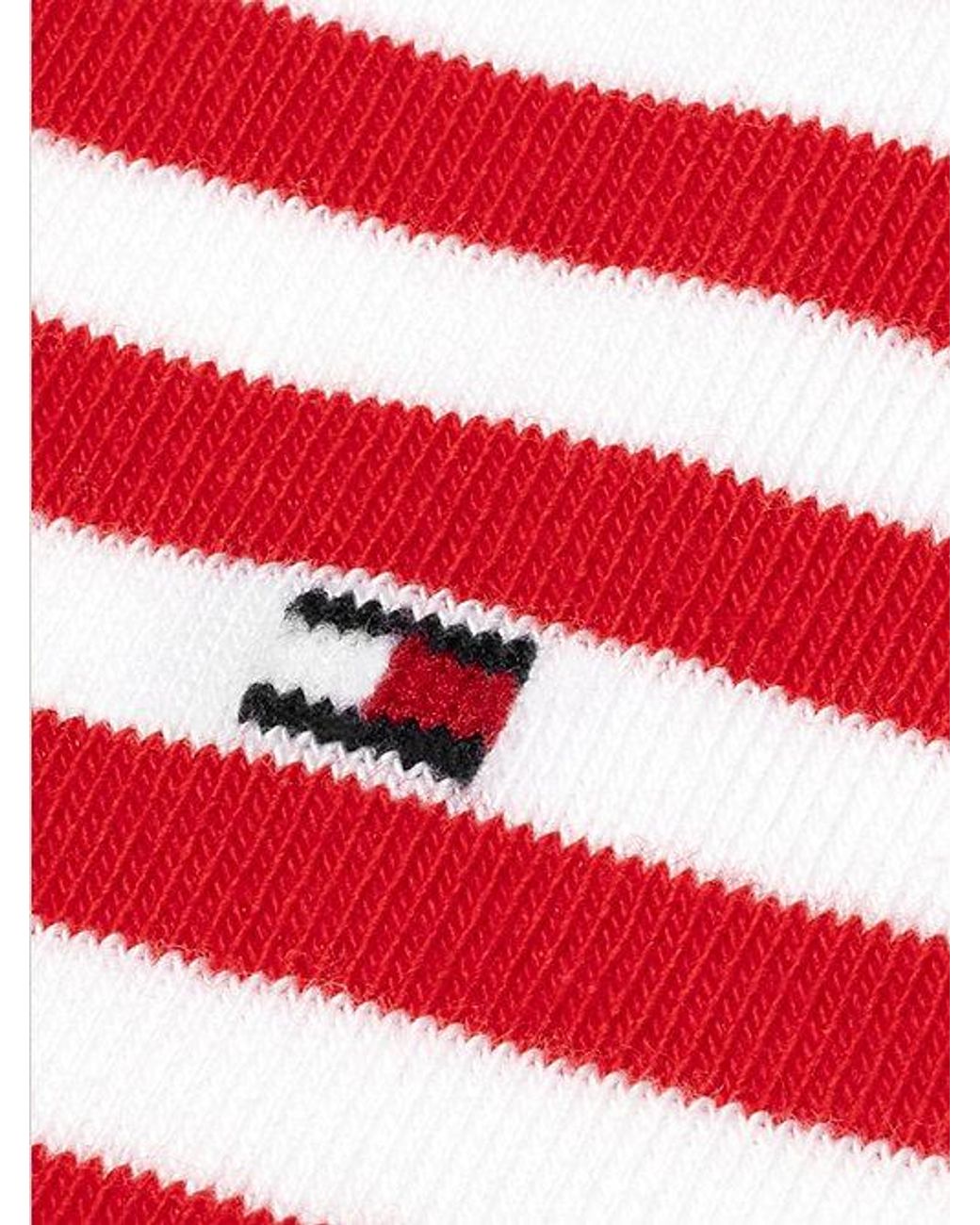 Tommy Hilfiger Red 2 Pack Star And Stripe Ankle Socks