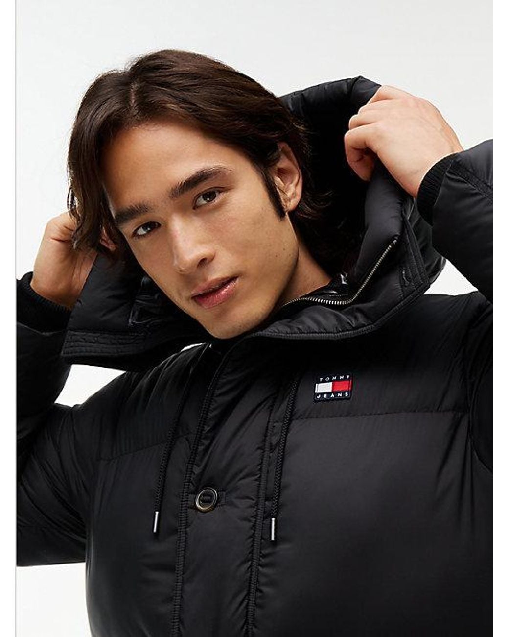 Tommy Hilfiger Multicolor Tommy Jeans Relaxed Padded Hooded Parka for men