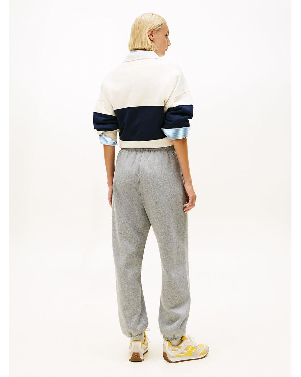 Tommy Hilfiger Blue Flex Fleece Relaxed Cuffed Leg Joggers