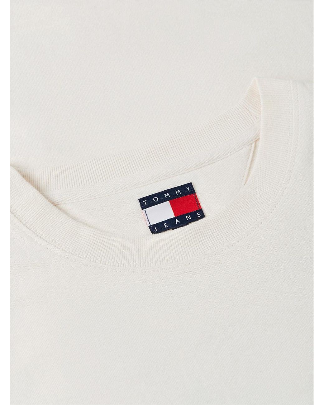 Tommy Hilfiger White Back Graphic Relaxed Jersey T-Shirt for men