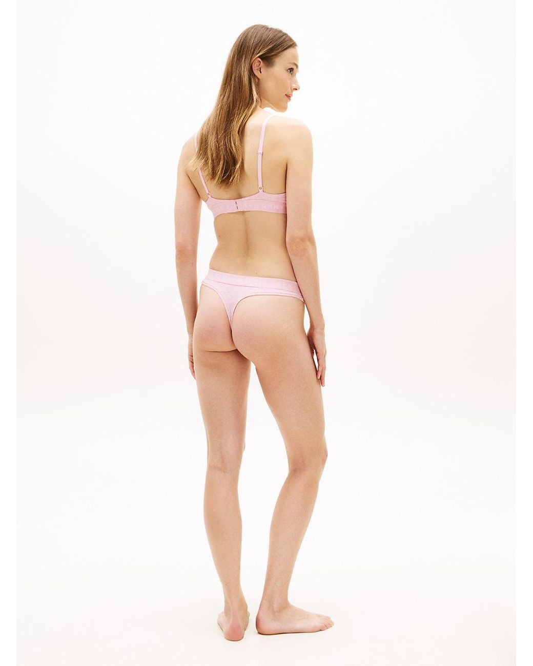 Tommy Hilfiger Multicolor Heritage Tonal Logo Thong
