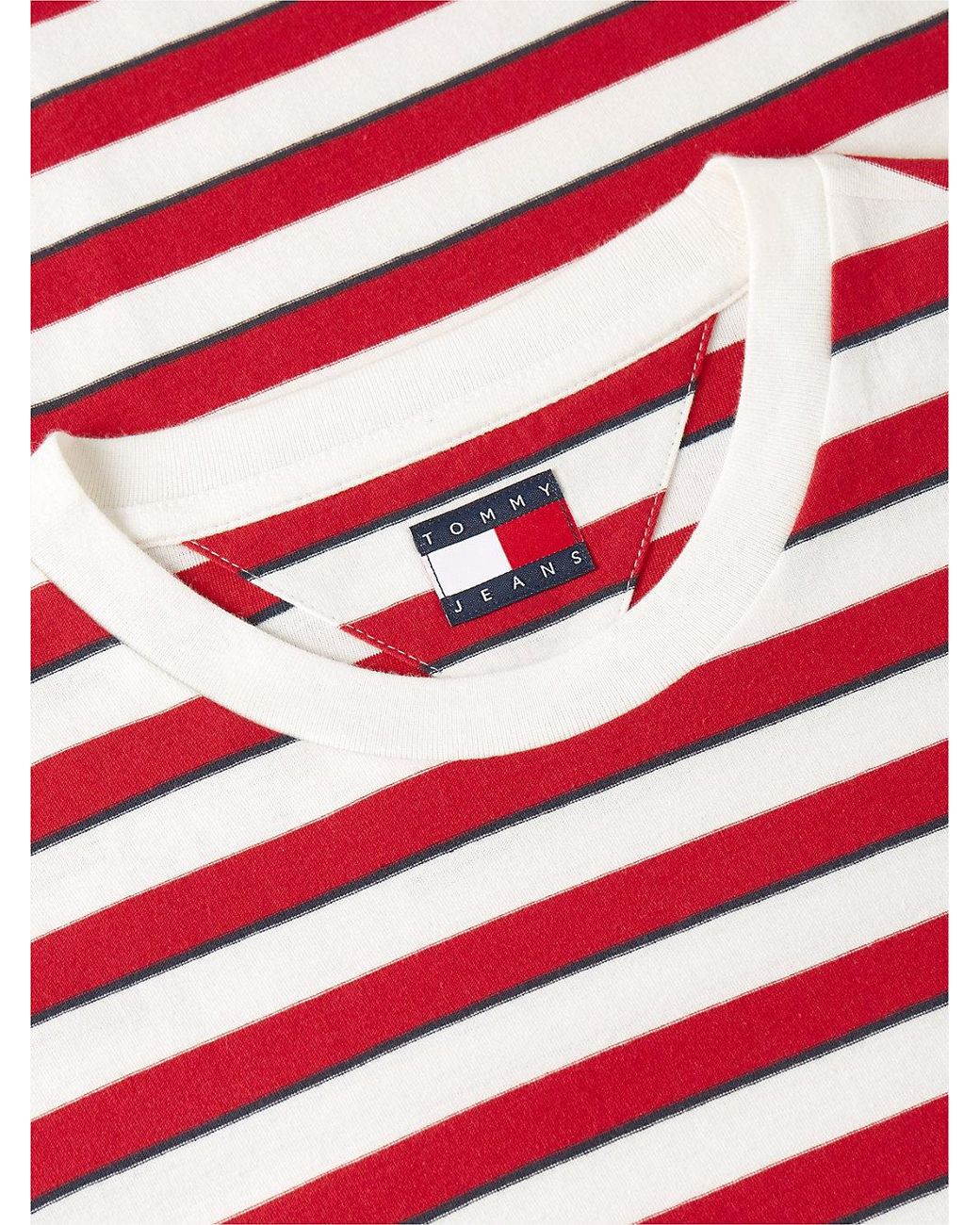 Tommy Hilfiger Blue Tommy Flag Stripe Jersey T-Shirt for men