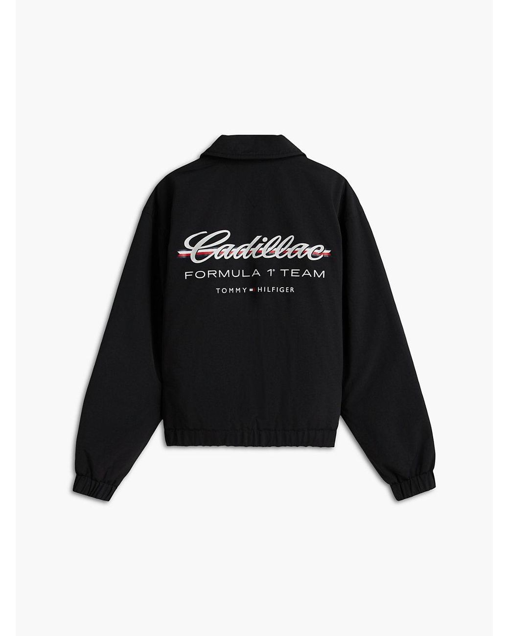 Tommy Hilfiger Blue Th X Cadillac Formula 1 Team Logo Coach Jacket