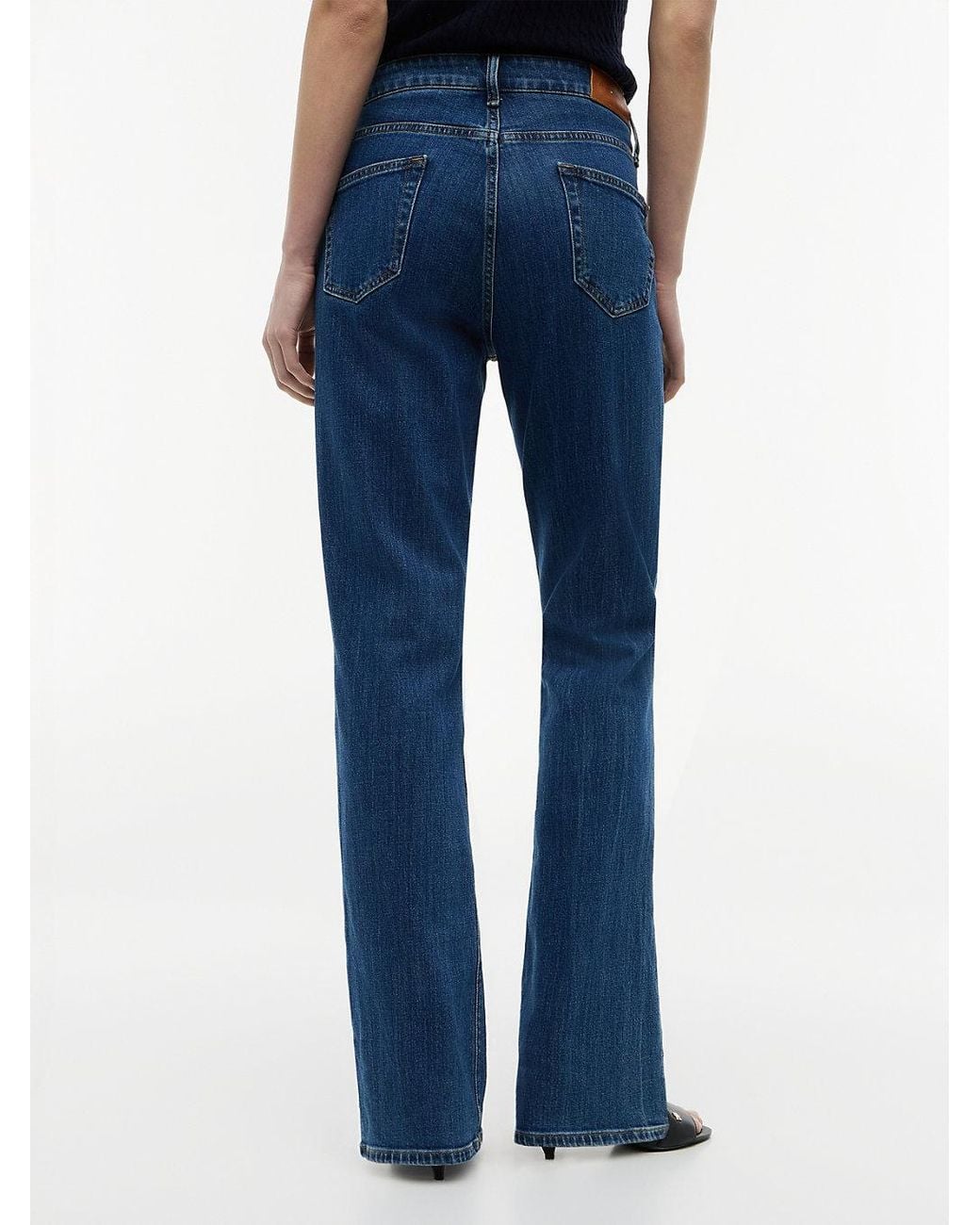 Tommy Hilfiger Blue Mid Rise Bootcut Jeans